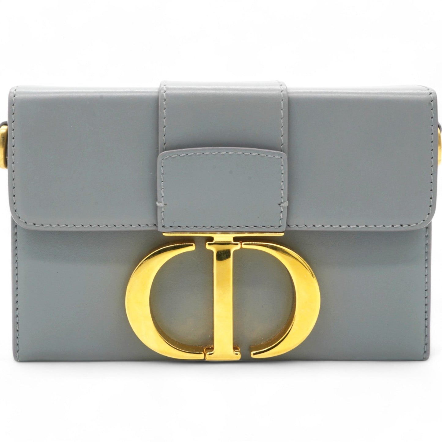Dior Box 30 Montaigne Flap Bag Blue