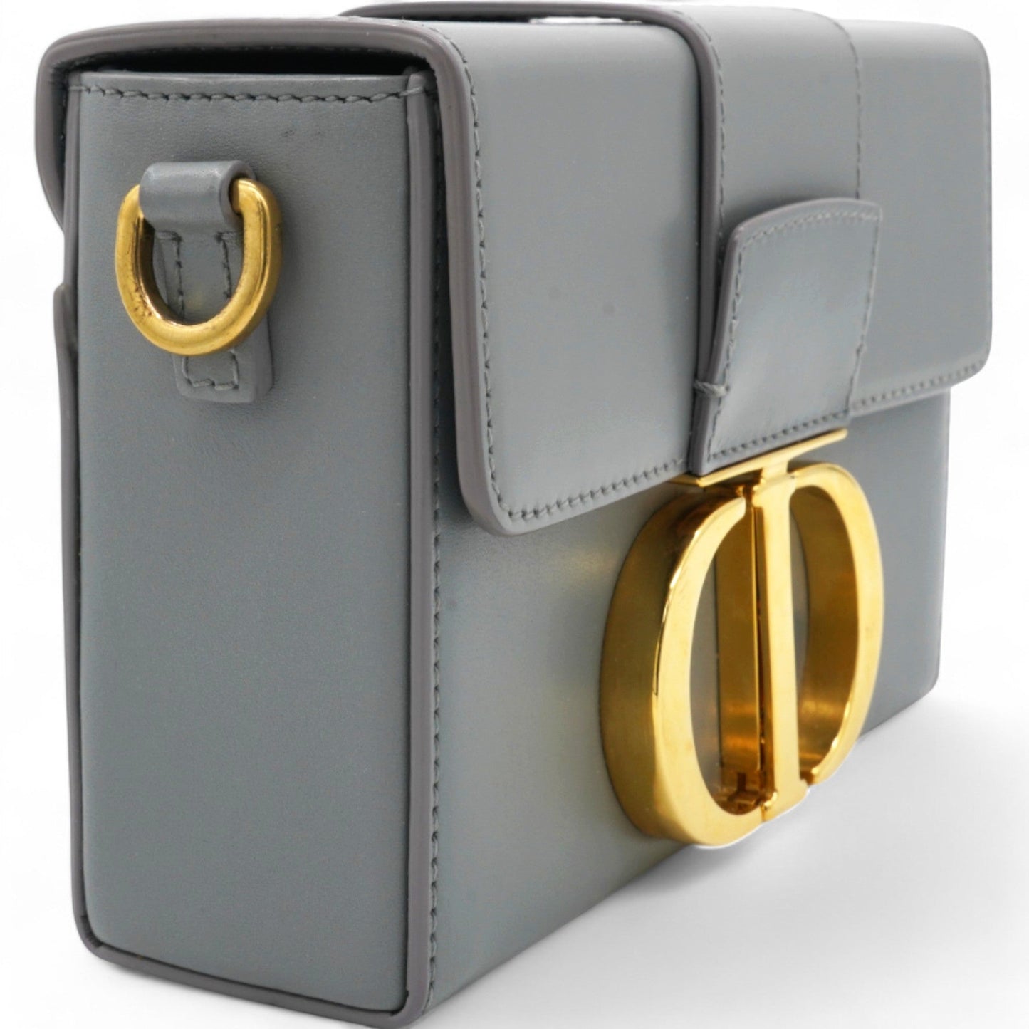 Dior Box 30 Montaigne Flap Bag Blue