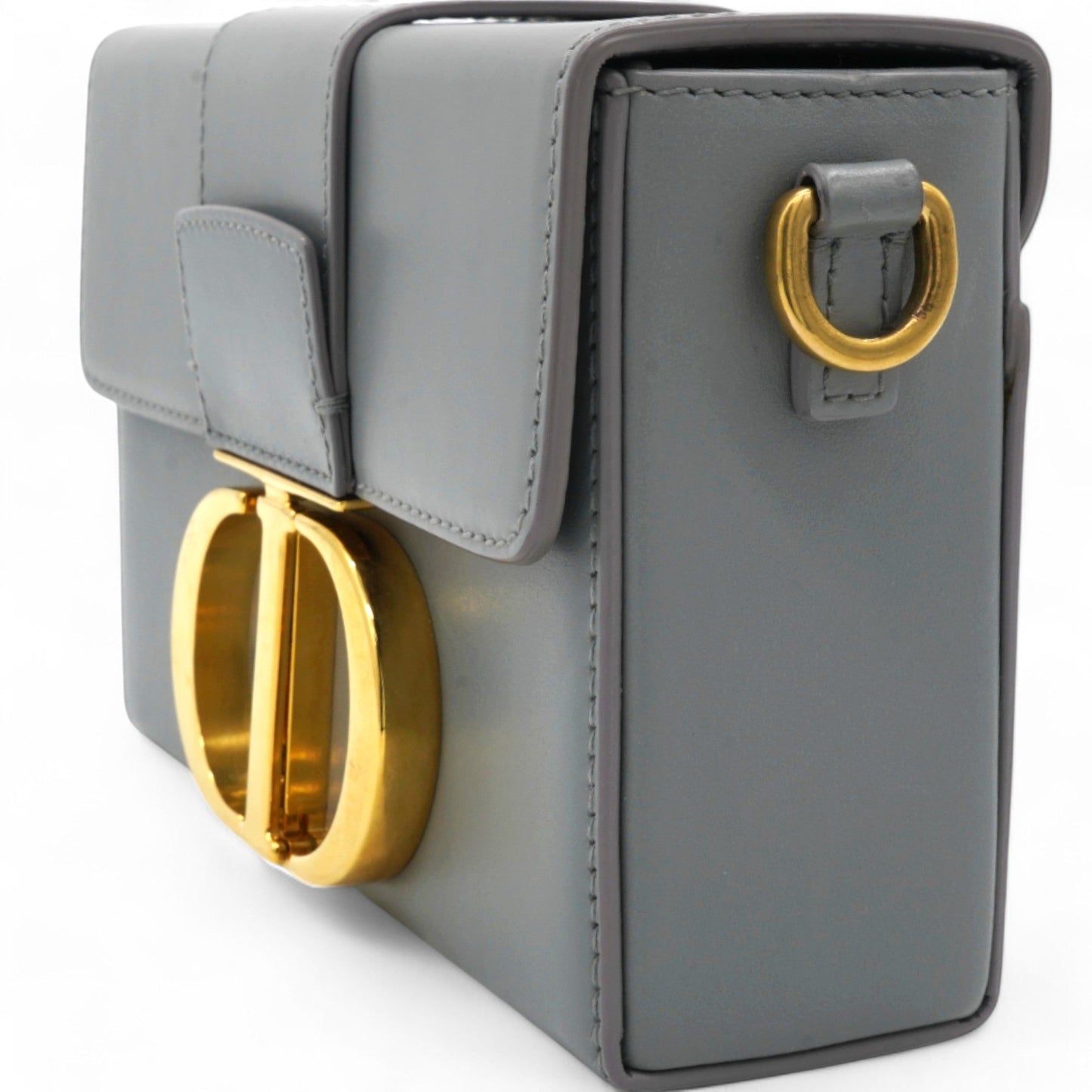 Dior Box 30 Montaigne Flap Bag Blue