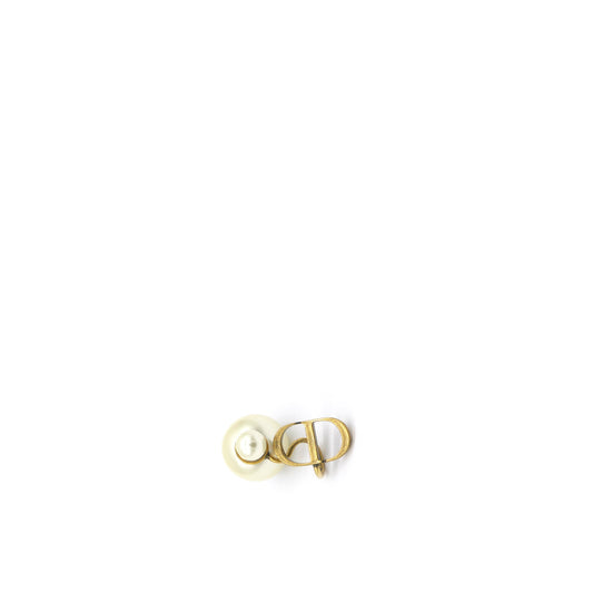 Dior Pearl/Metal Earrings, Gold（Single piece）