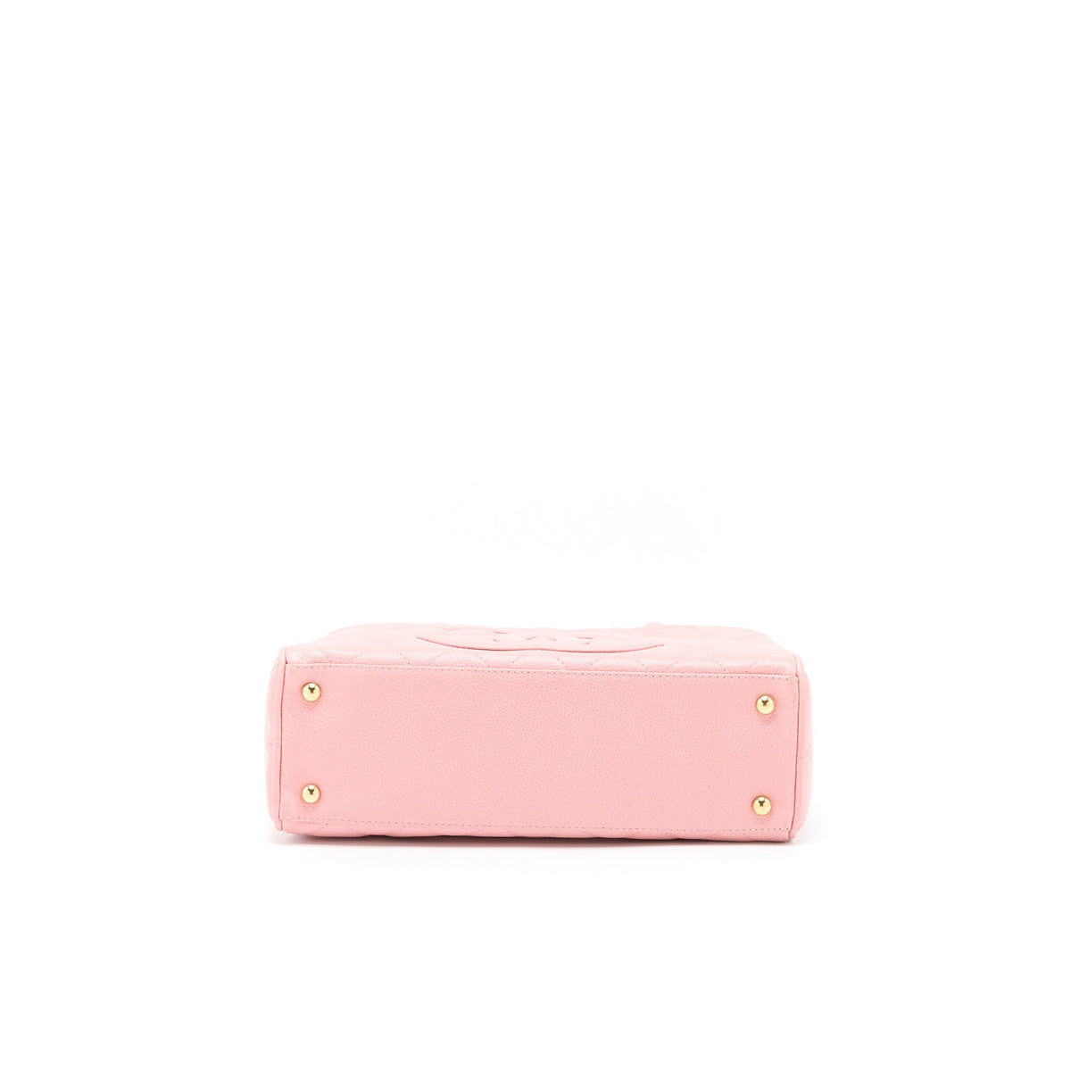 Chanel Vintage Bowling Bag Caviar Light Pink LGHW