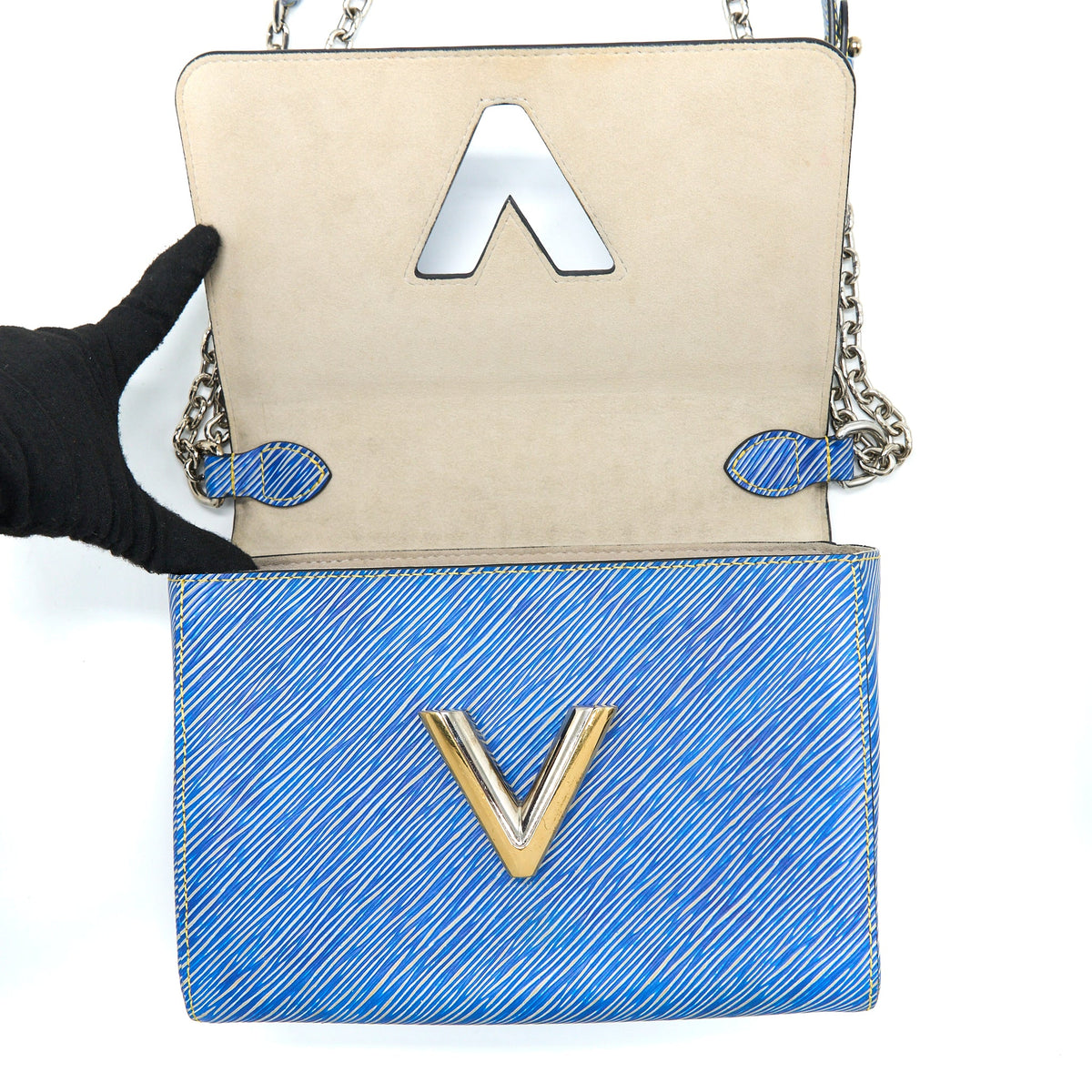 Louis Vuitton Twist MM Epi Denim/Black Multicoloured Hardware