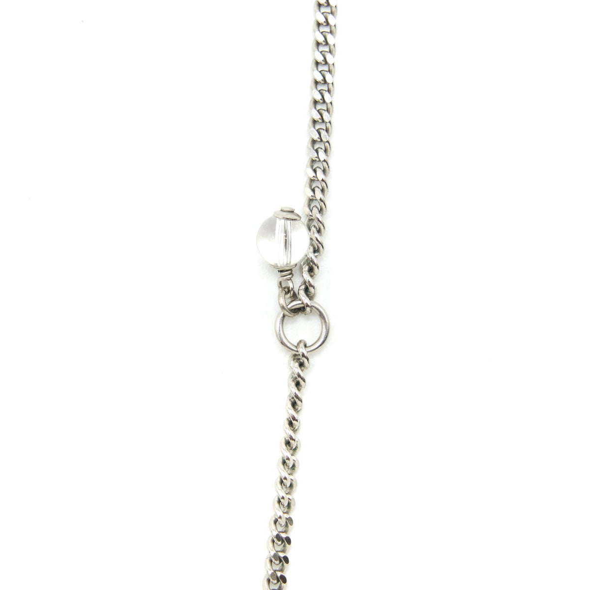 Chanel mini CC logo necklace SHW