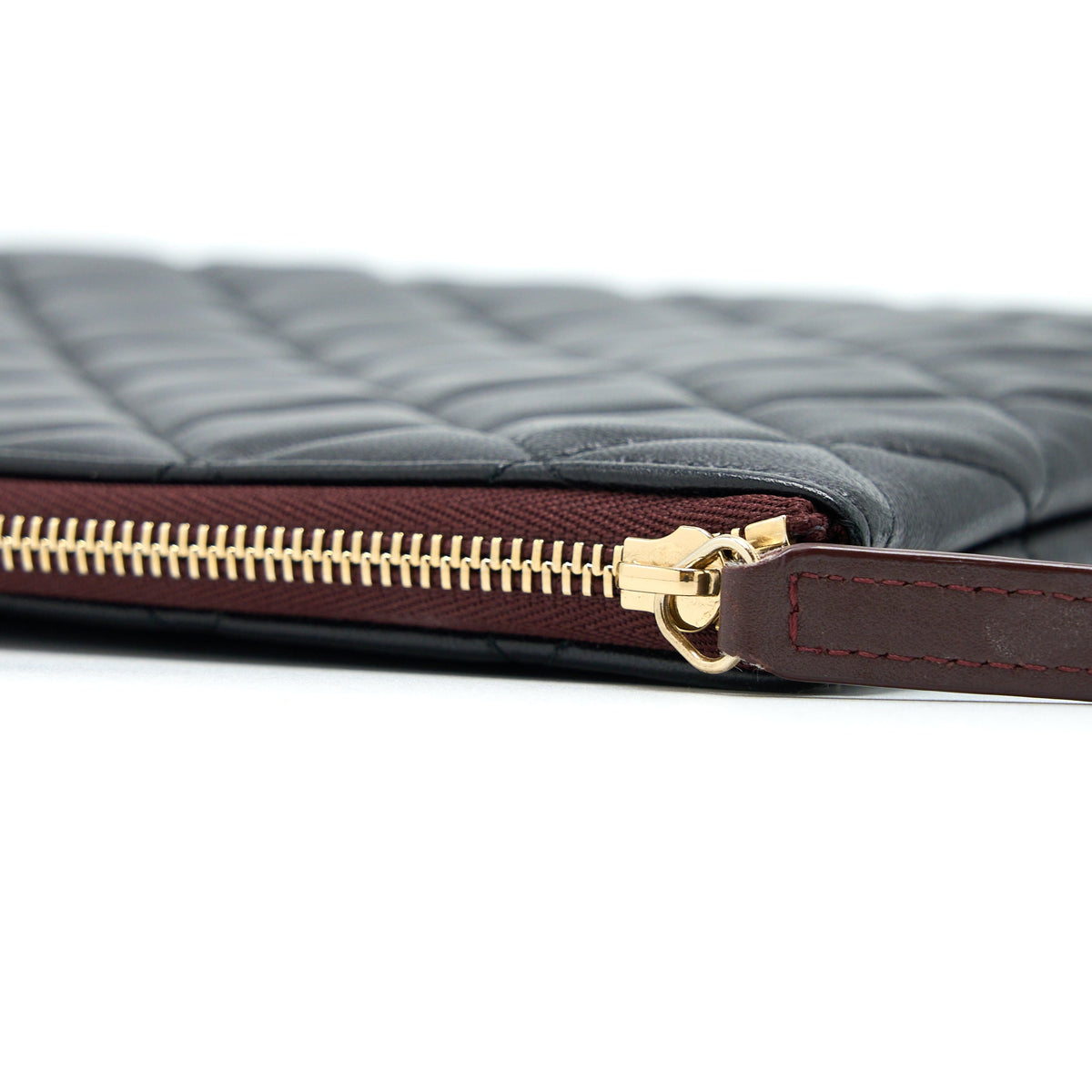 Chanel O Case Pouch Lambskin Black LGHW