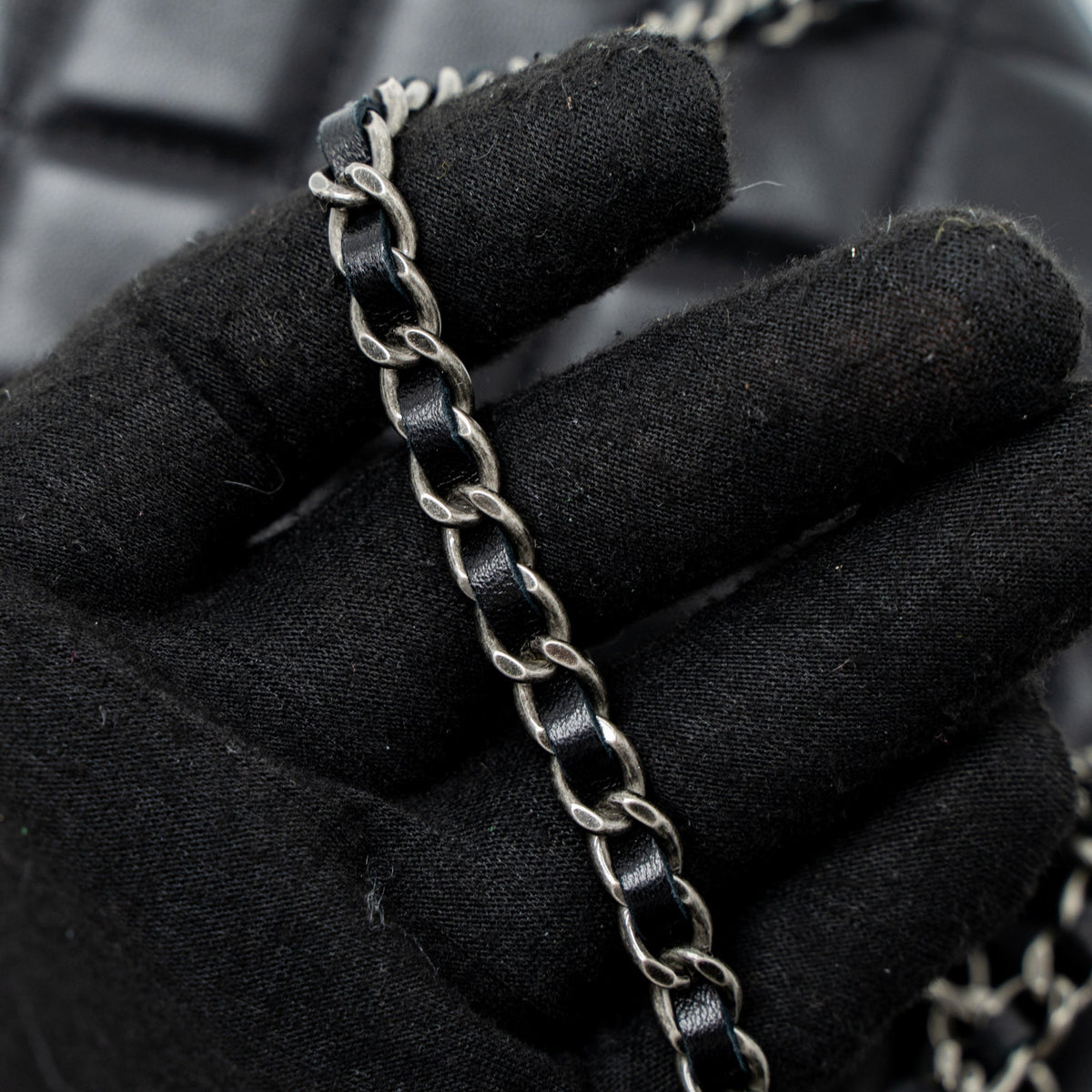 Chanel Timeless Clutch with Chain Lambskin Black Ruthenium Hardware