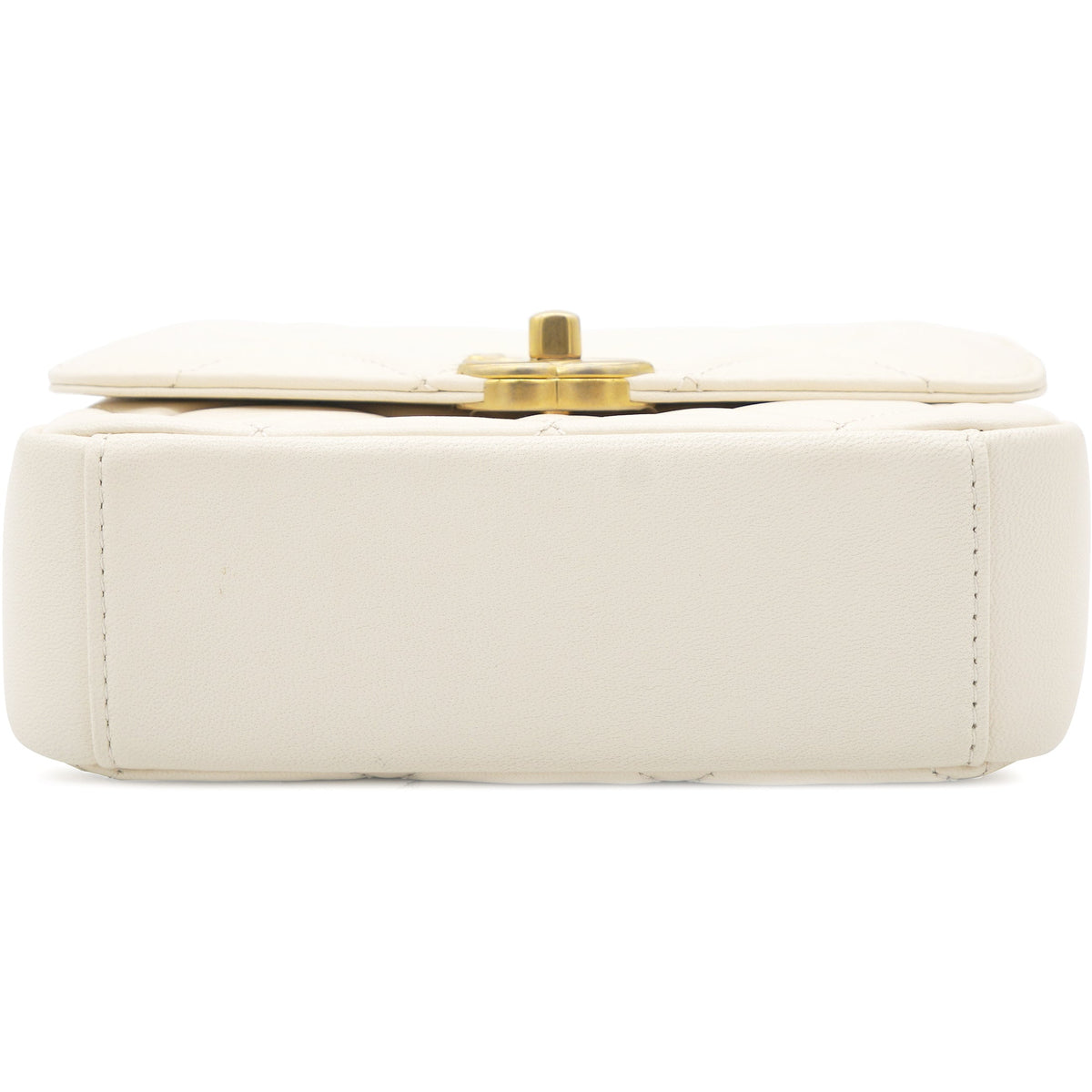 Chanel Quilted White Flap Bag