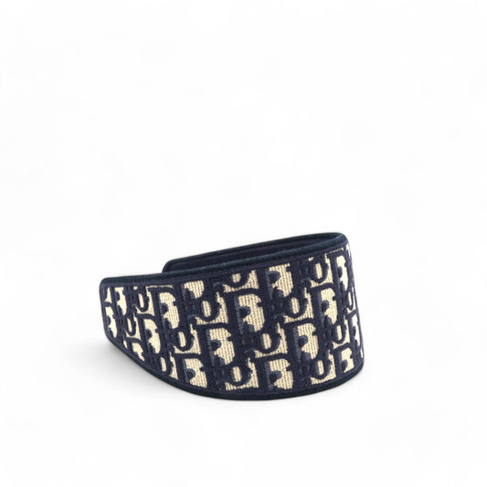 Dior Oblique Headband Blue