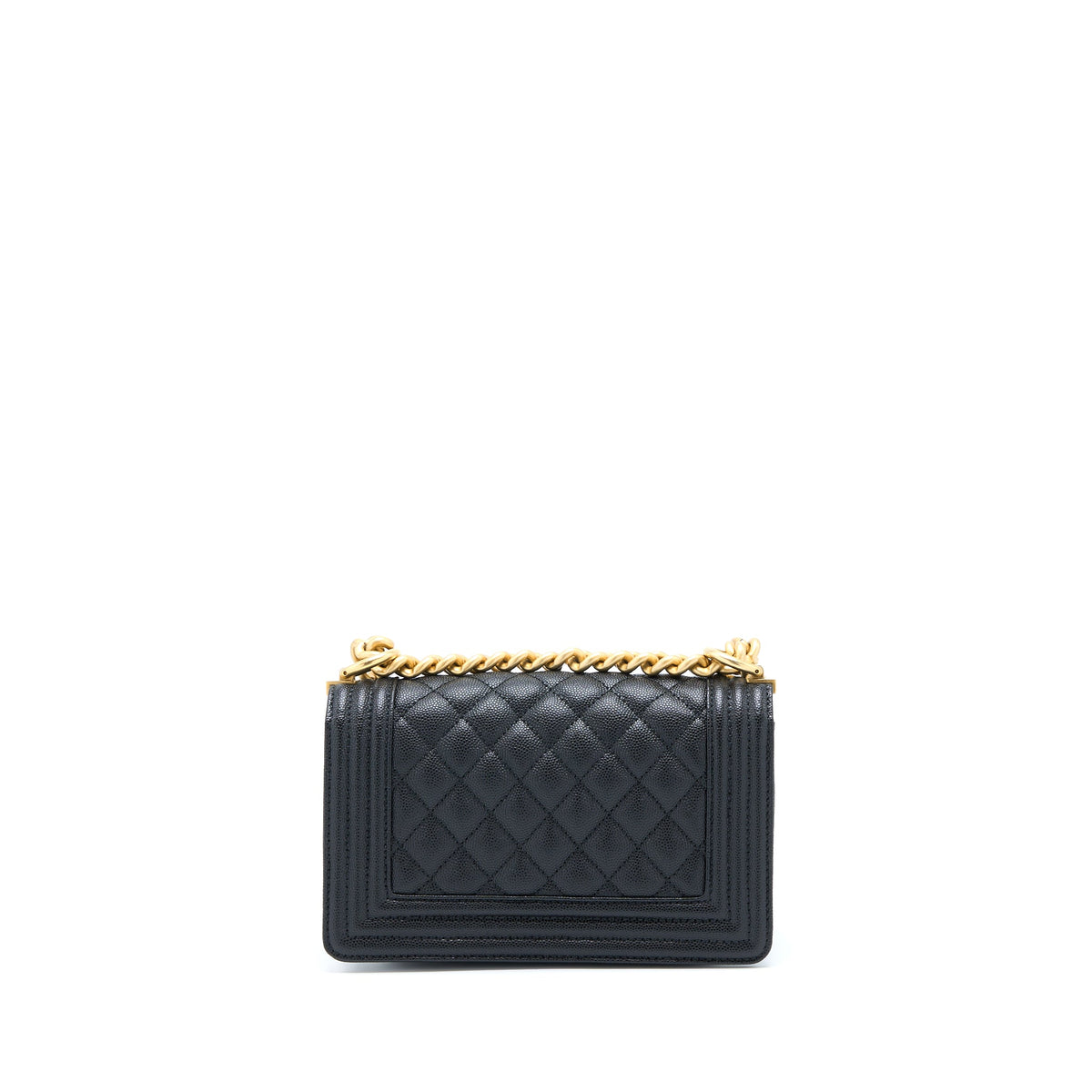 Chanel Small Boy Bag Caviar Black GHW