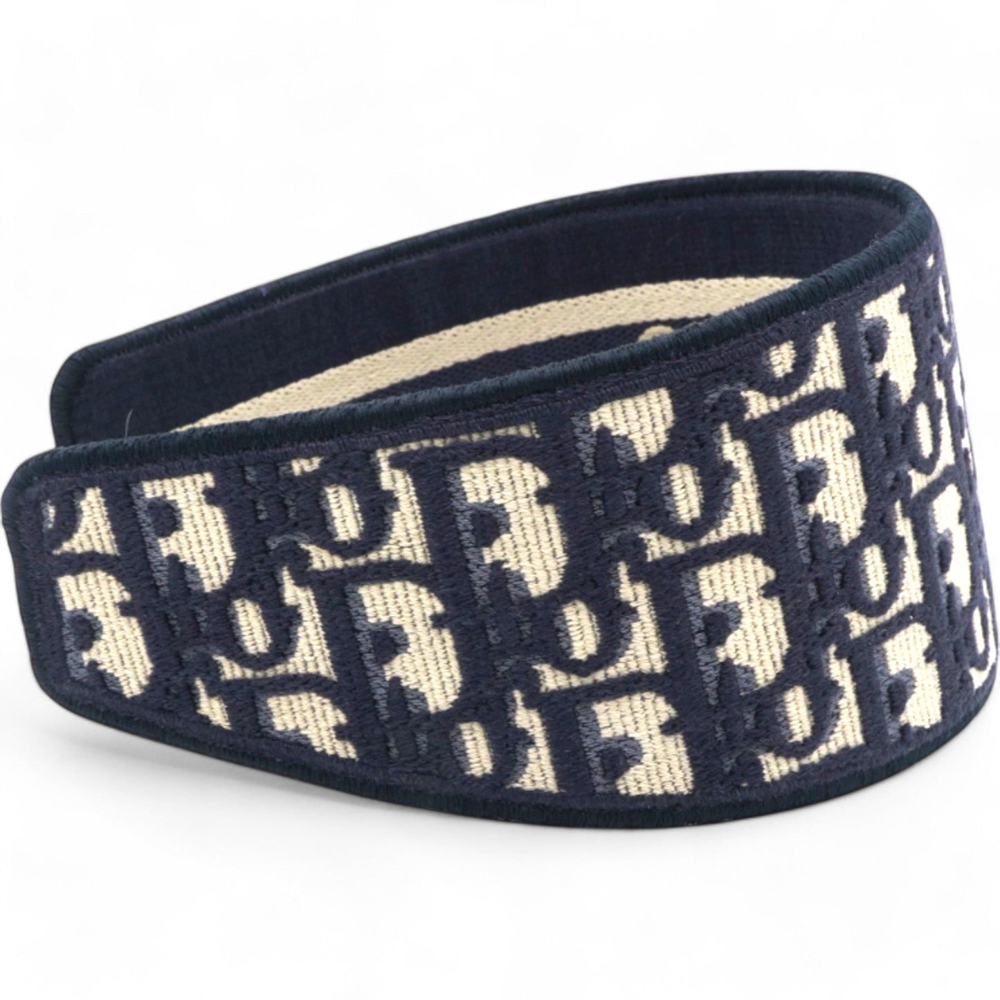 Dior Oblique Headband Blue