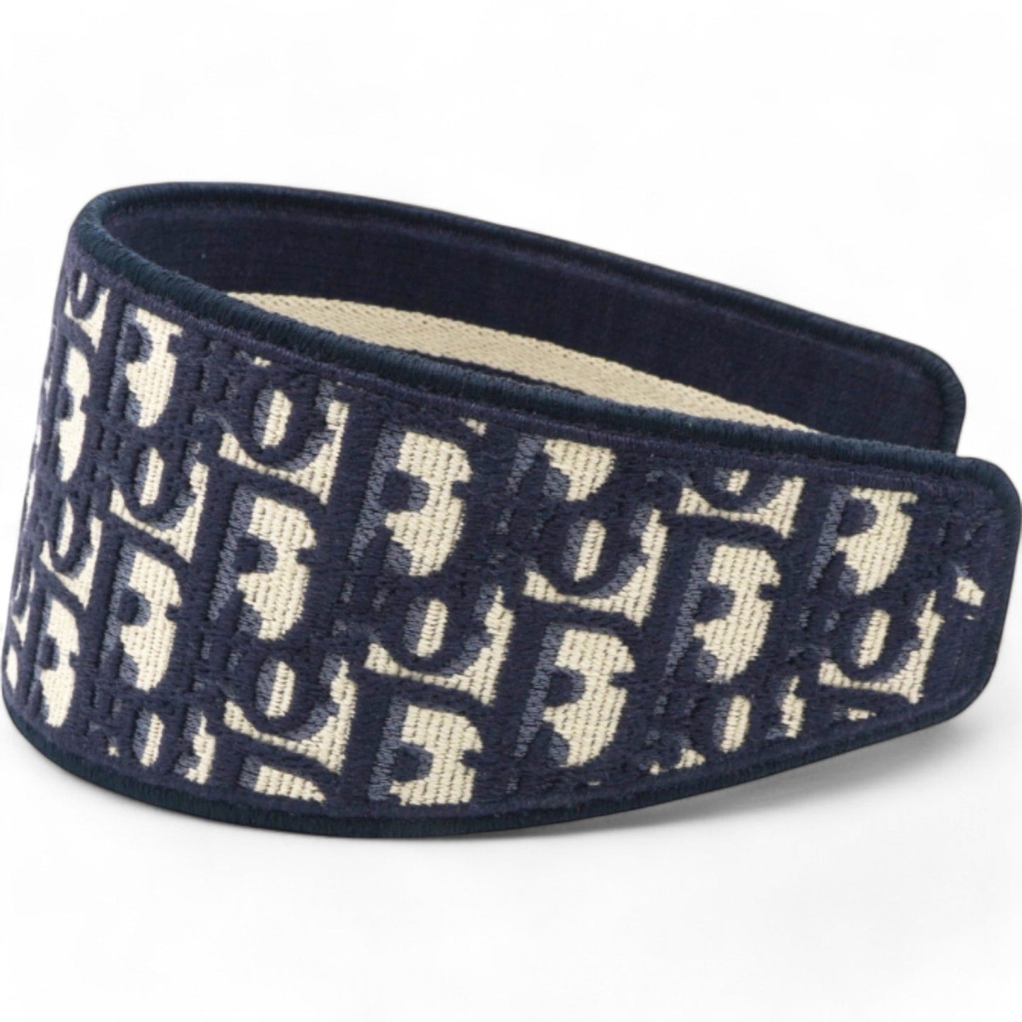 Dior Oblique Headband Blue