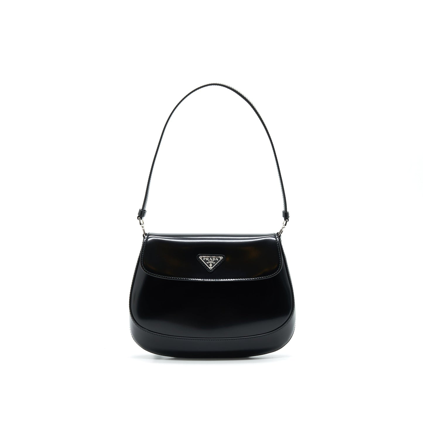 PRADA Cleo Shoulder Bag Black SHW