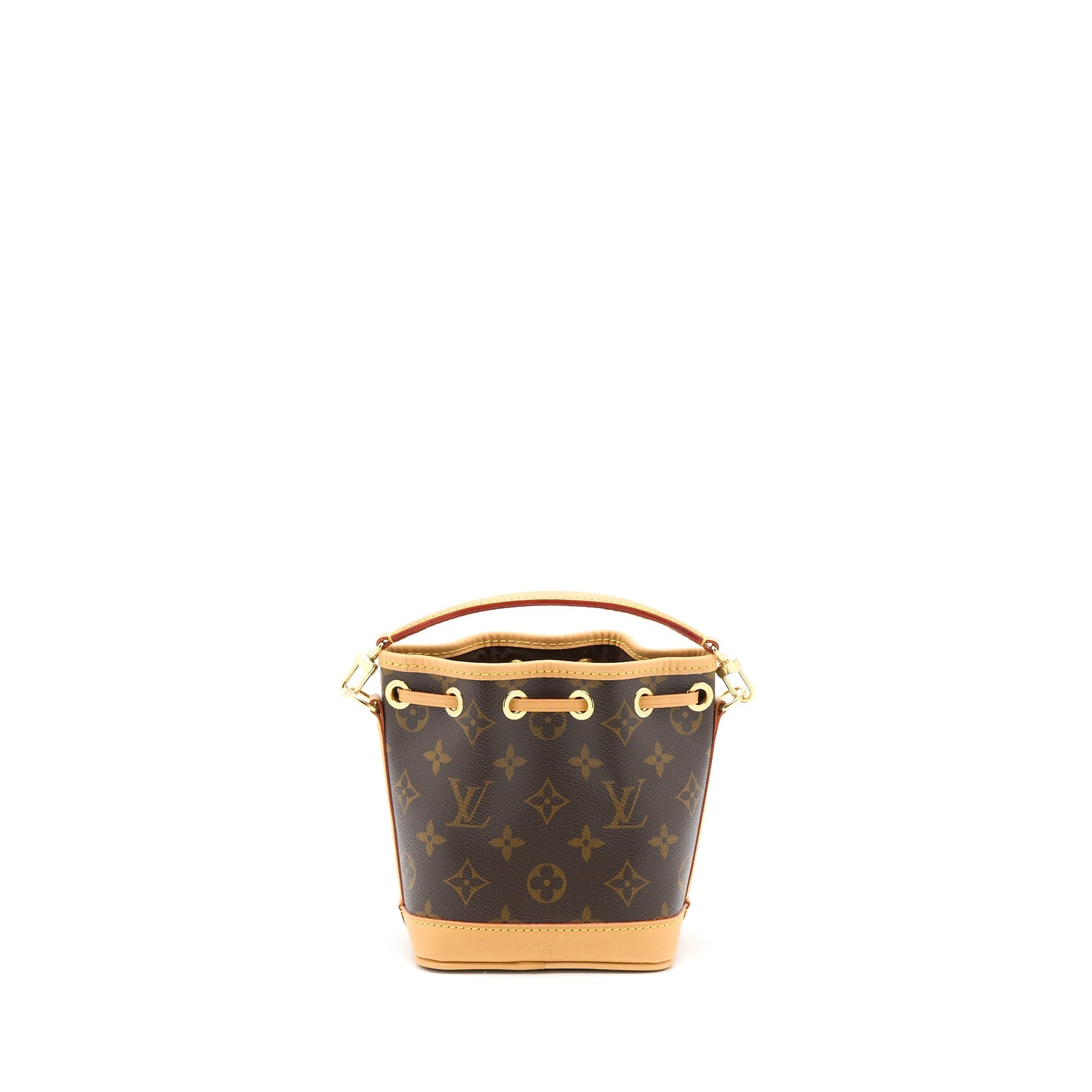 Louis Vuitton Nano Noe Monogram Canvas GHW (New Version)