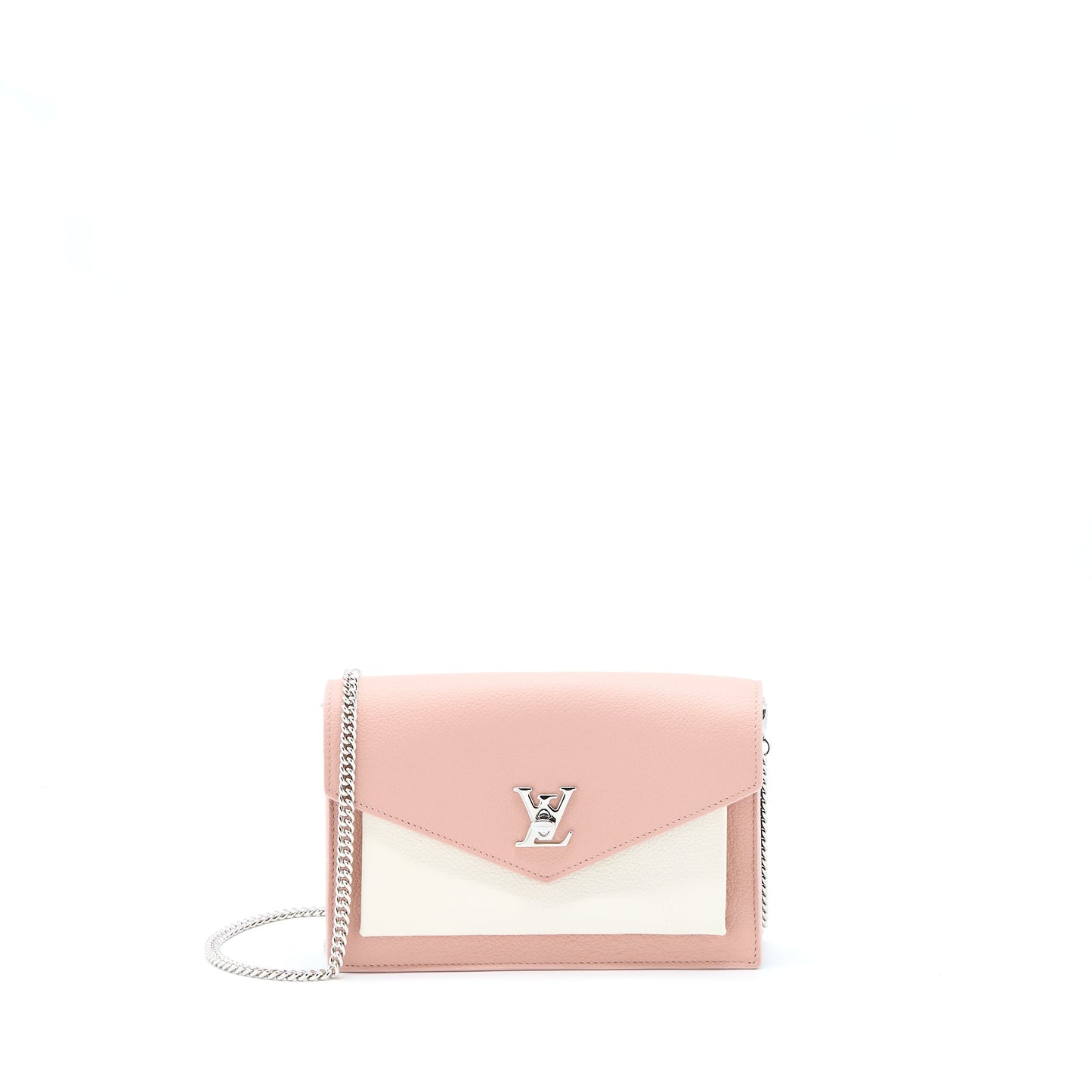 Louis Vuitton Mylockme Chain Pochette Calfskin Pink SHW
