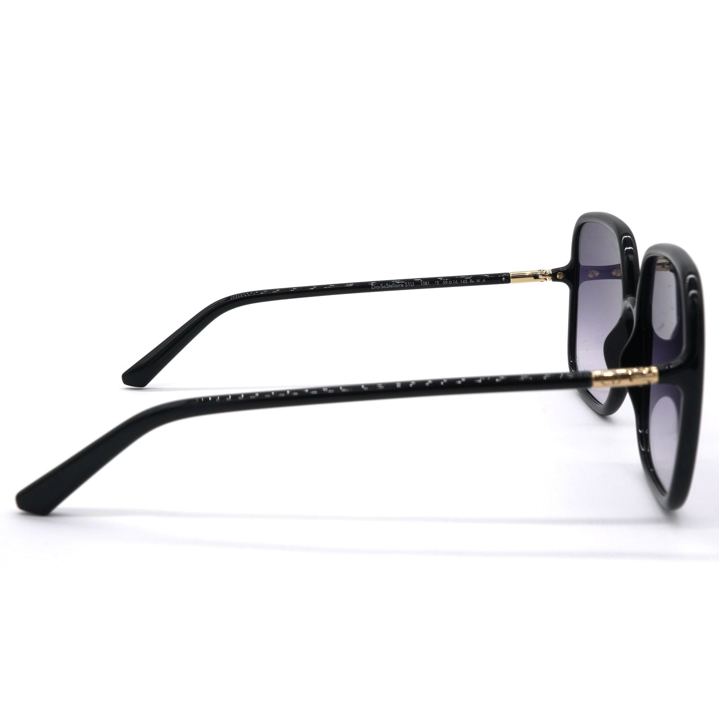 Dior Black Dior Stellaire Square Tinted Glasses