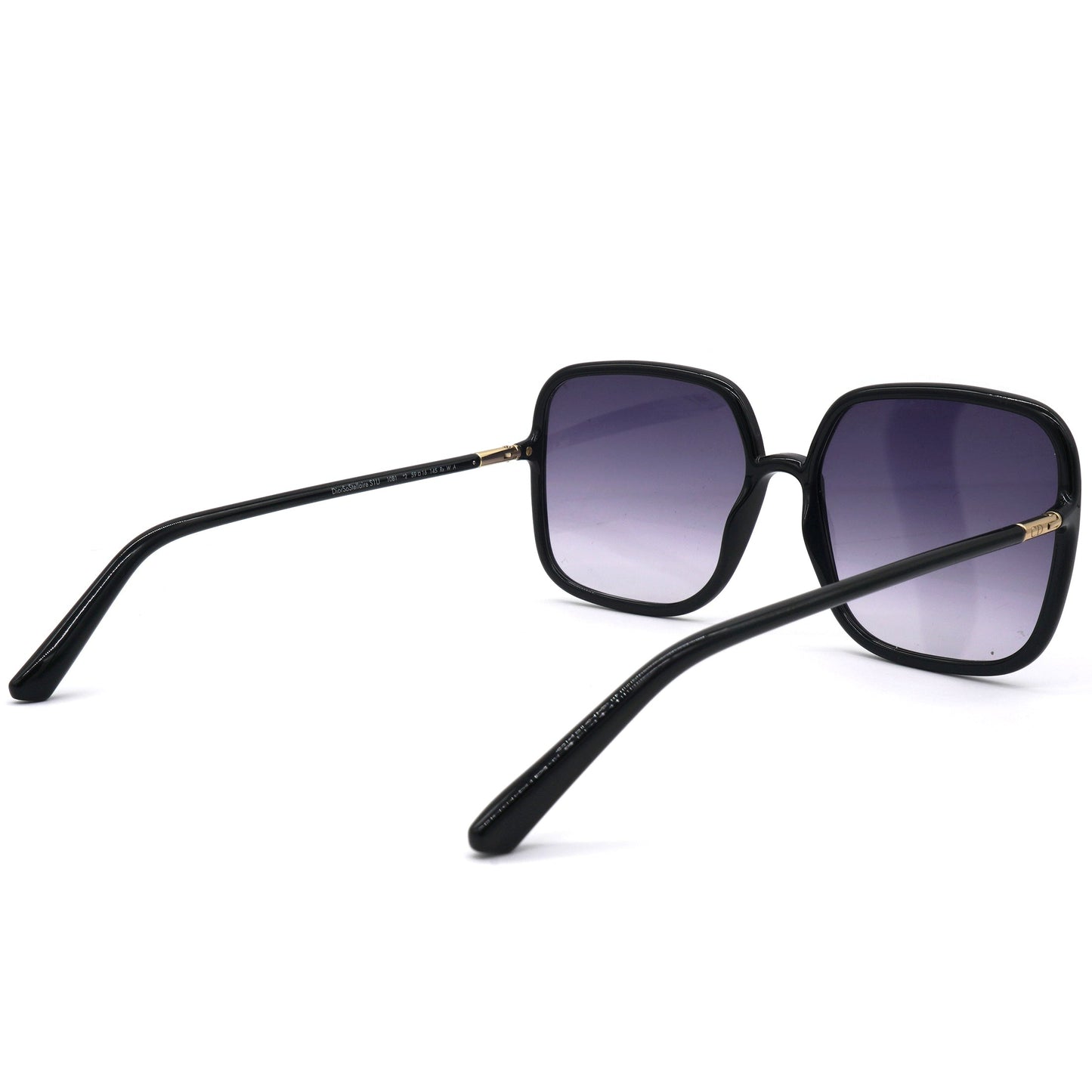 Dior Black Dior Stellaire Square Tinted Glasses