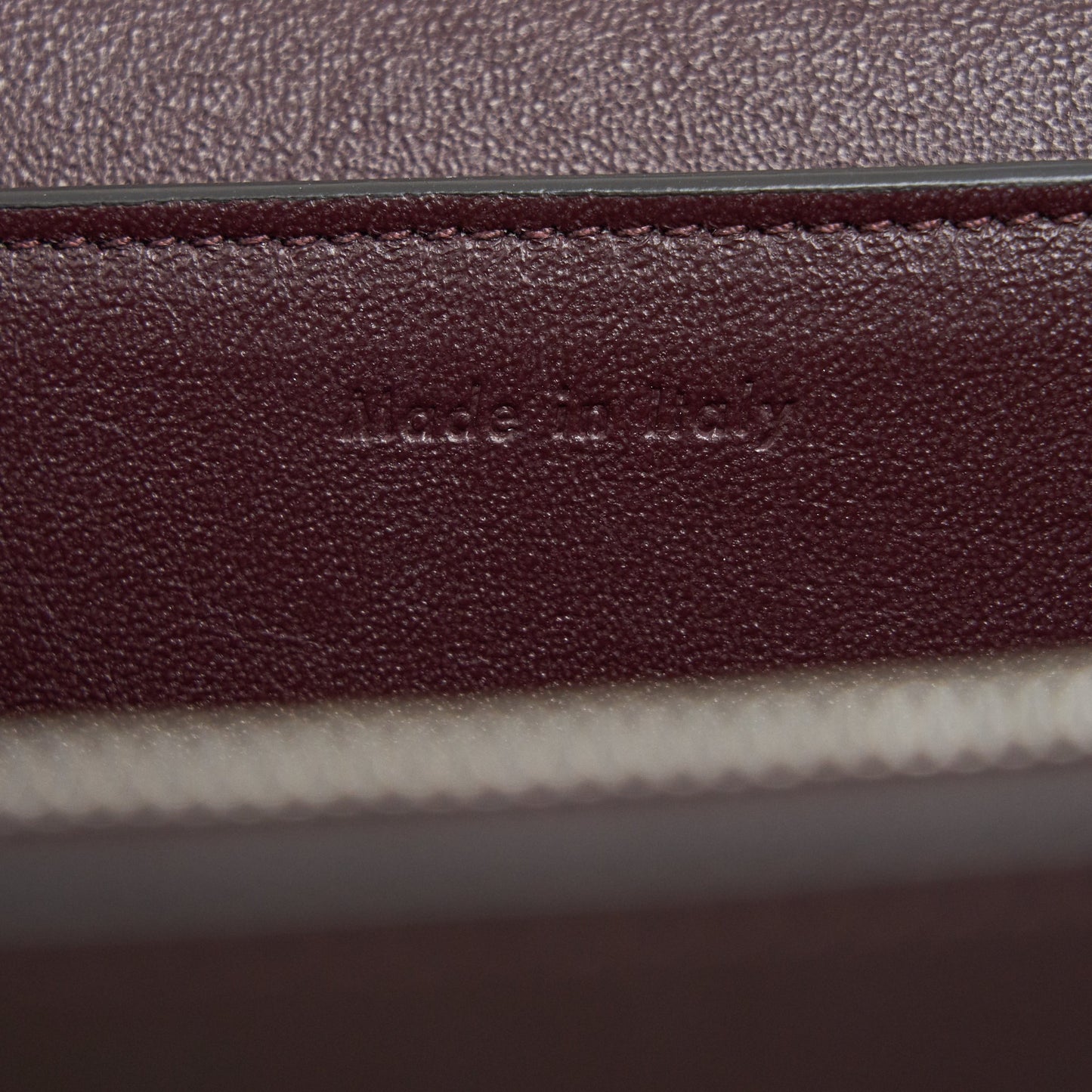Celine Frame Shoulder Bag Grey/ Burgundy