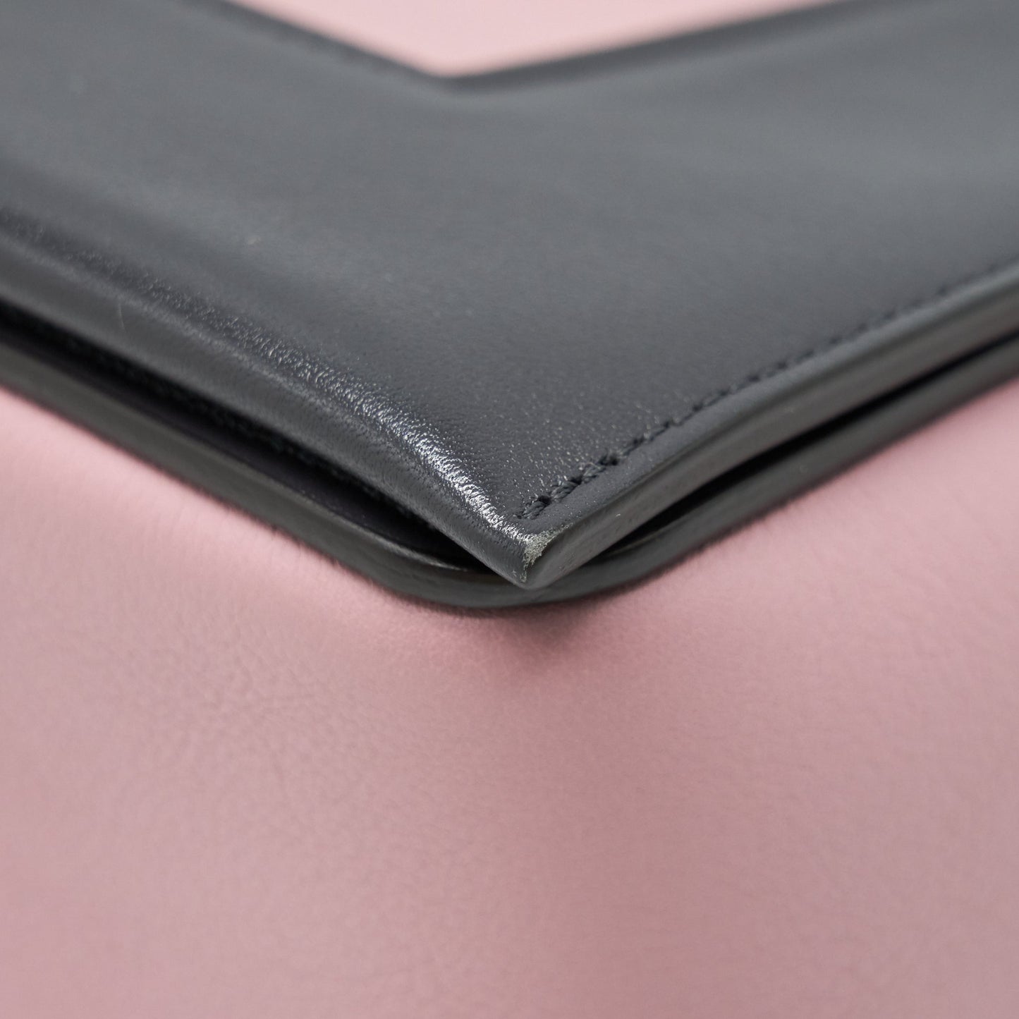 Celine Frame Shoulder Bag light Purple/ Dark Grey