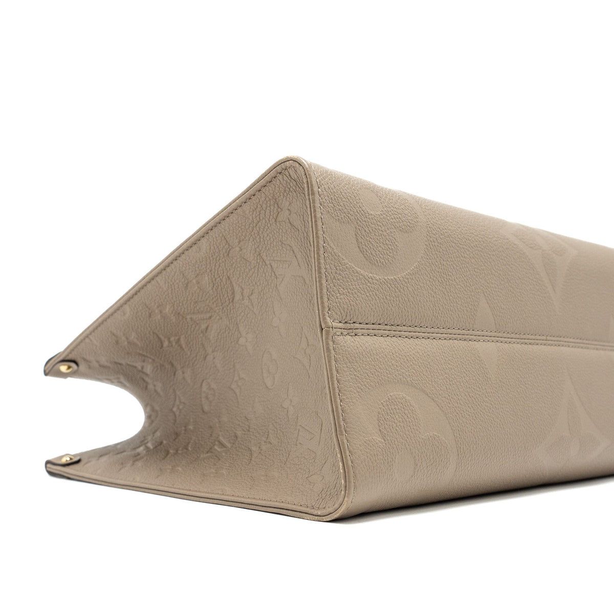 Louis Vuitton On The Go MM Monogram Empreinte Tourterelle GHW