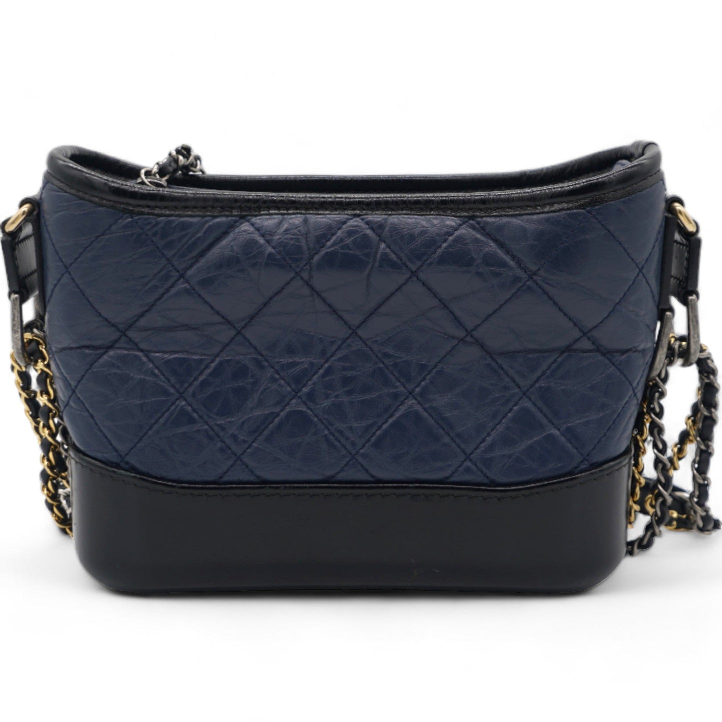 Chanel Aged Calfskin Quilted Small Gabrielle Hobo