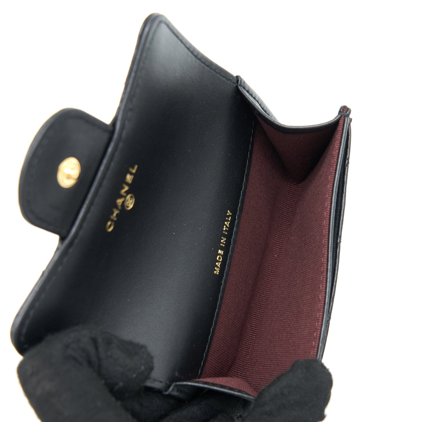 Chanel 2.55 Reissue Flap  Holder Aged Calfskin Black GHW (Microchip)
