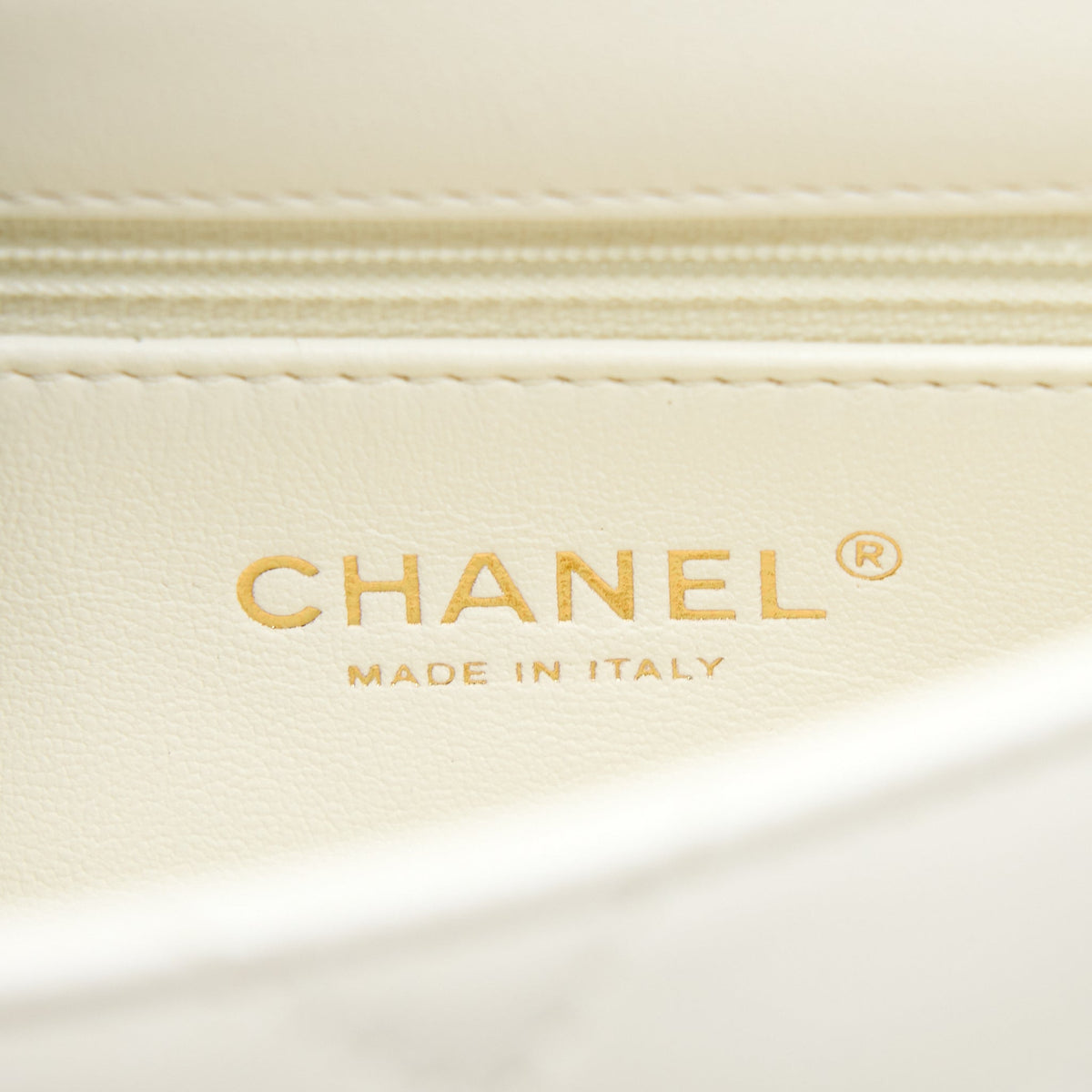 Chanel Quilted Flap Bag With Heart Charm Chain Lambskin White GHW(Microchip)