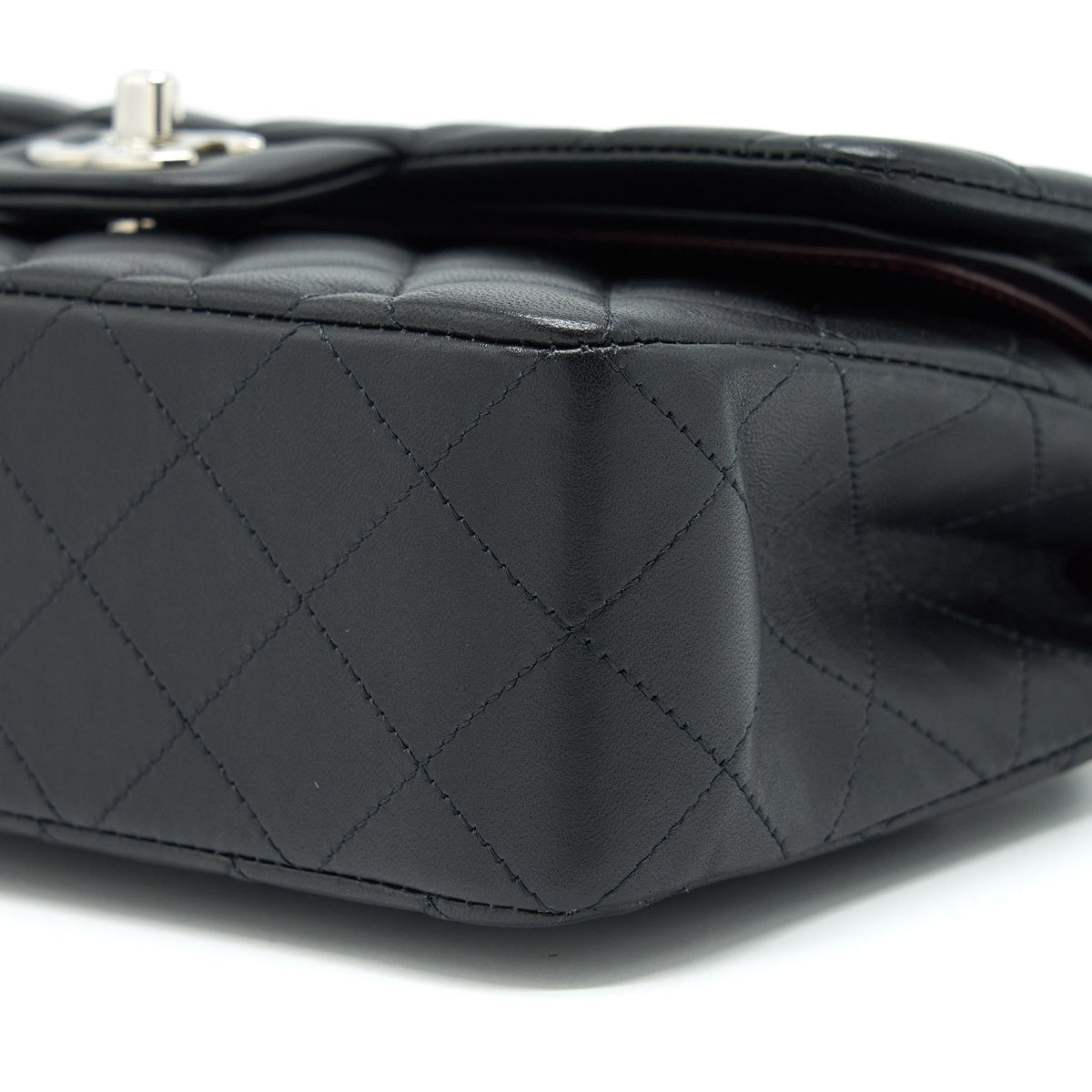 Chanel Small Classic Double Flap Bag Lambskin Black SHW