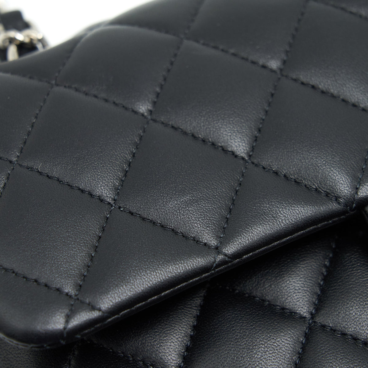 Chanel Small Classic Double Flap Bag Lambskin Black SHW