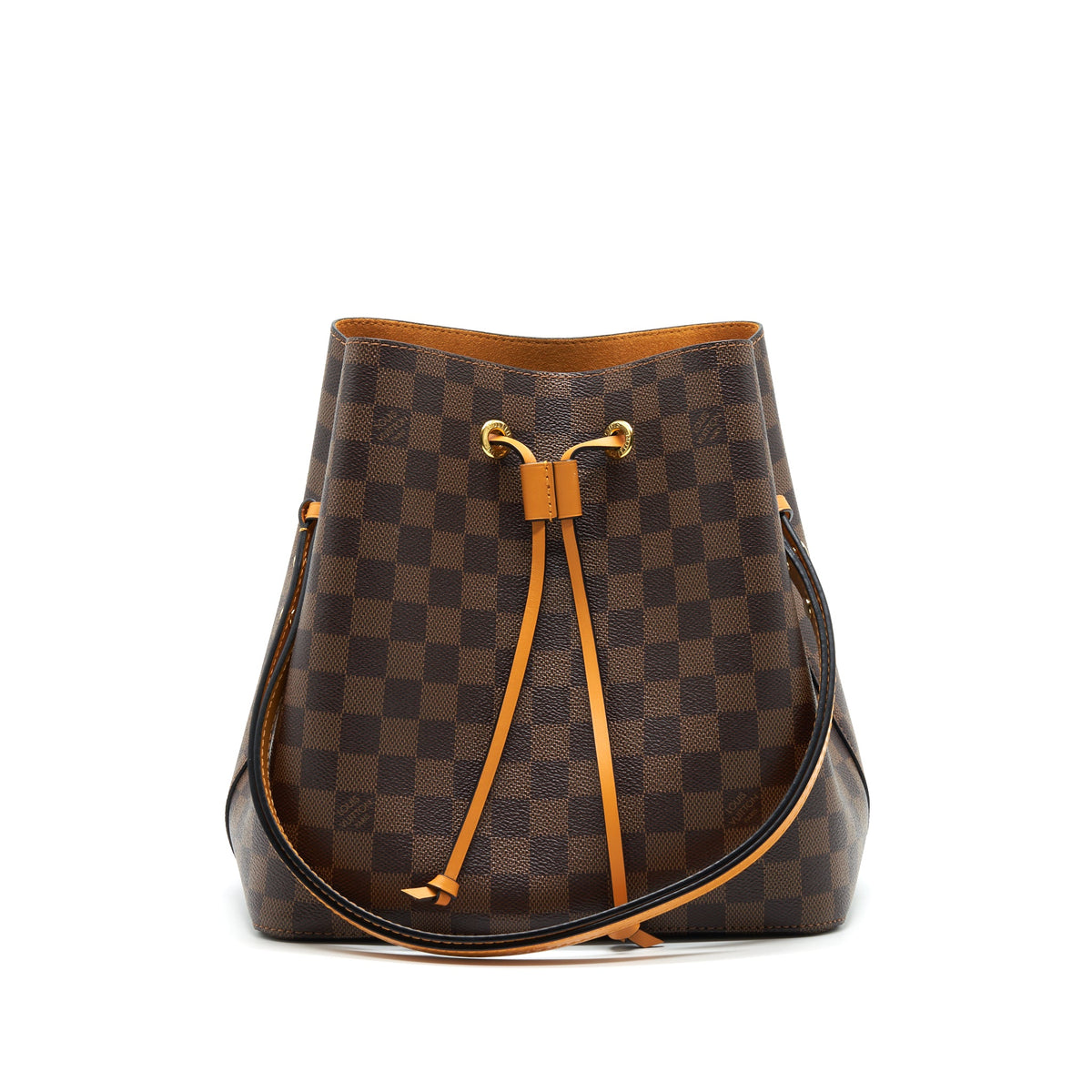 LOUIS VUITTON NEO NOE IN DAMIER EBENE/Yellow