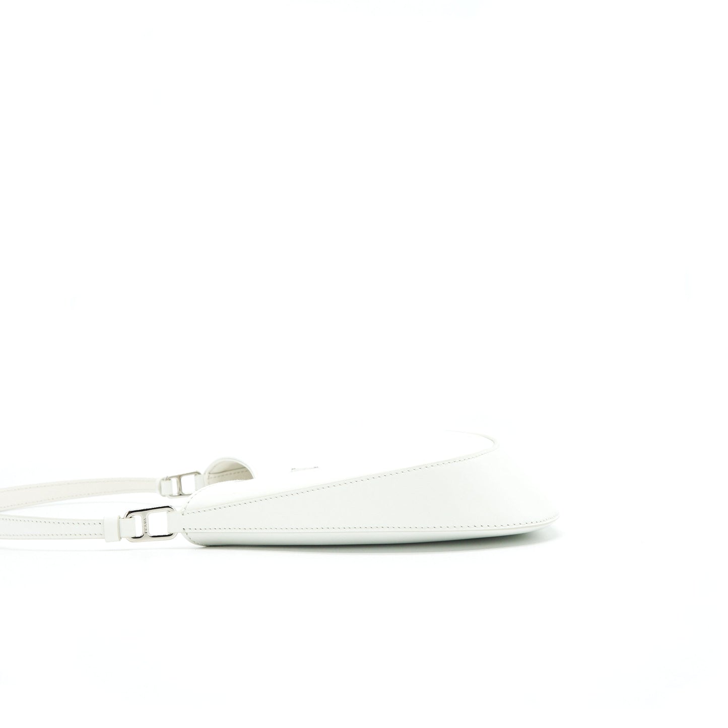 PRADA Cleo Bag in White SHW