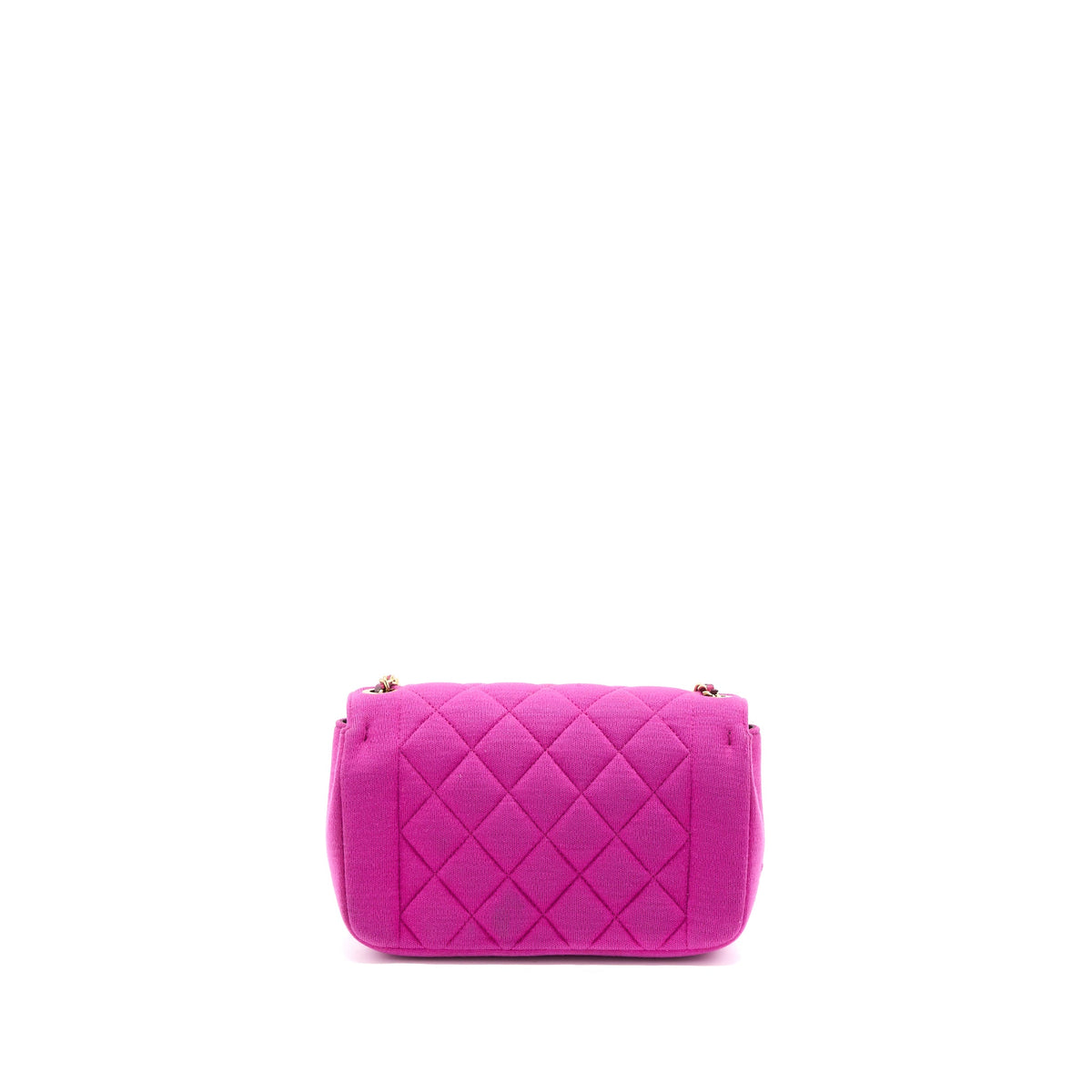 Chanel Seasonal Mini Flap Bag Fabric Pink LGHW