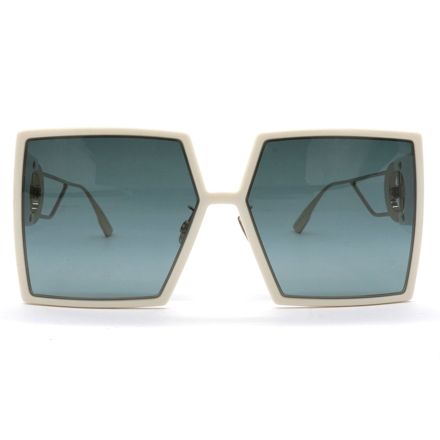 Dior Square Montaigne Sunglasses White