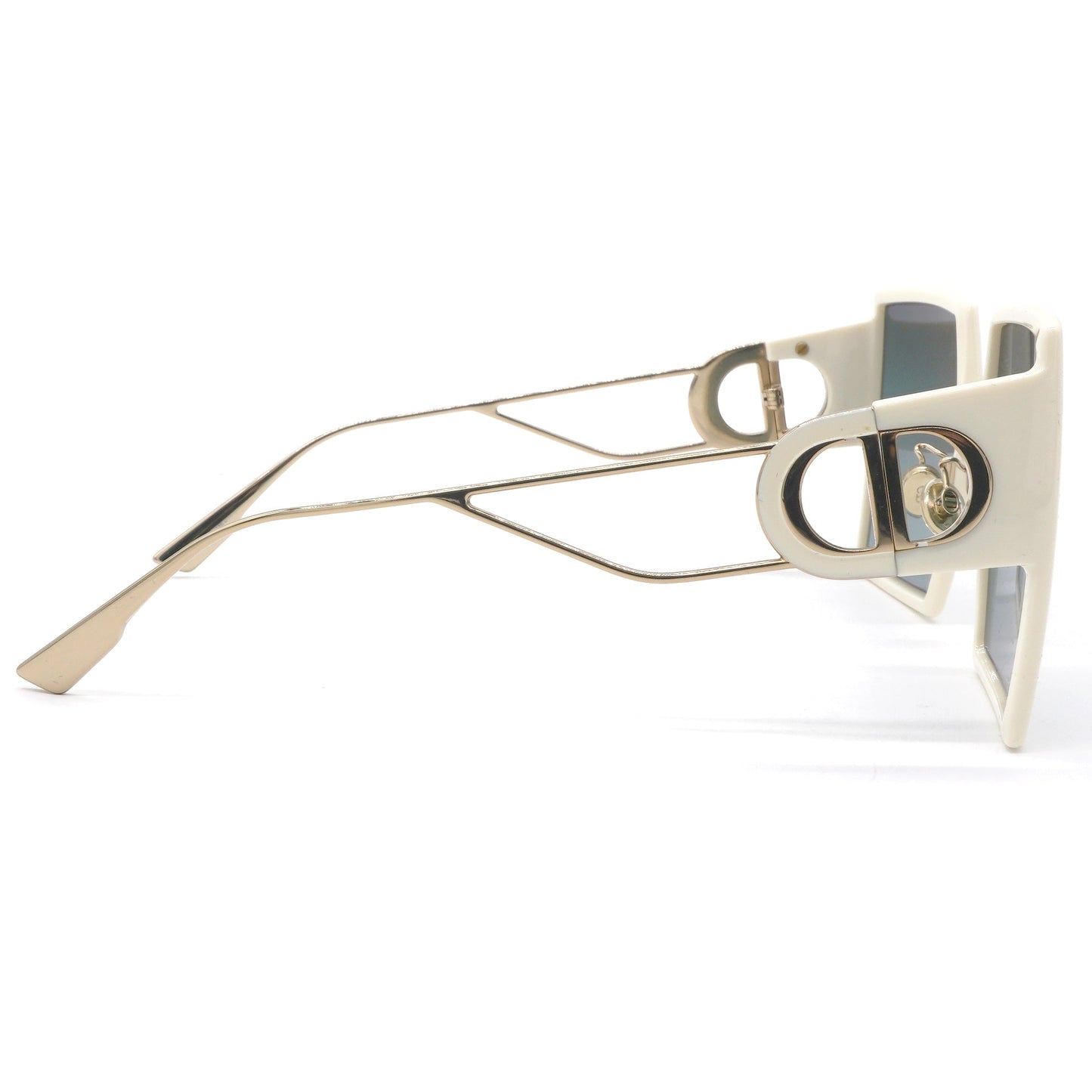 Dior Square Montaigne Sunglasses White