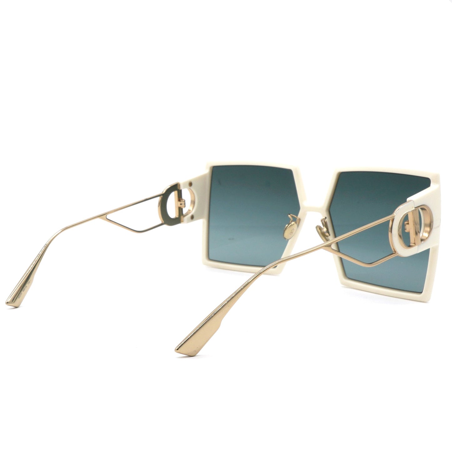 Dior Square Montaigne Sunglasses White