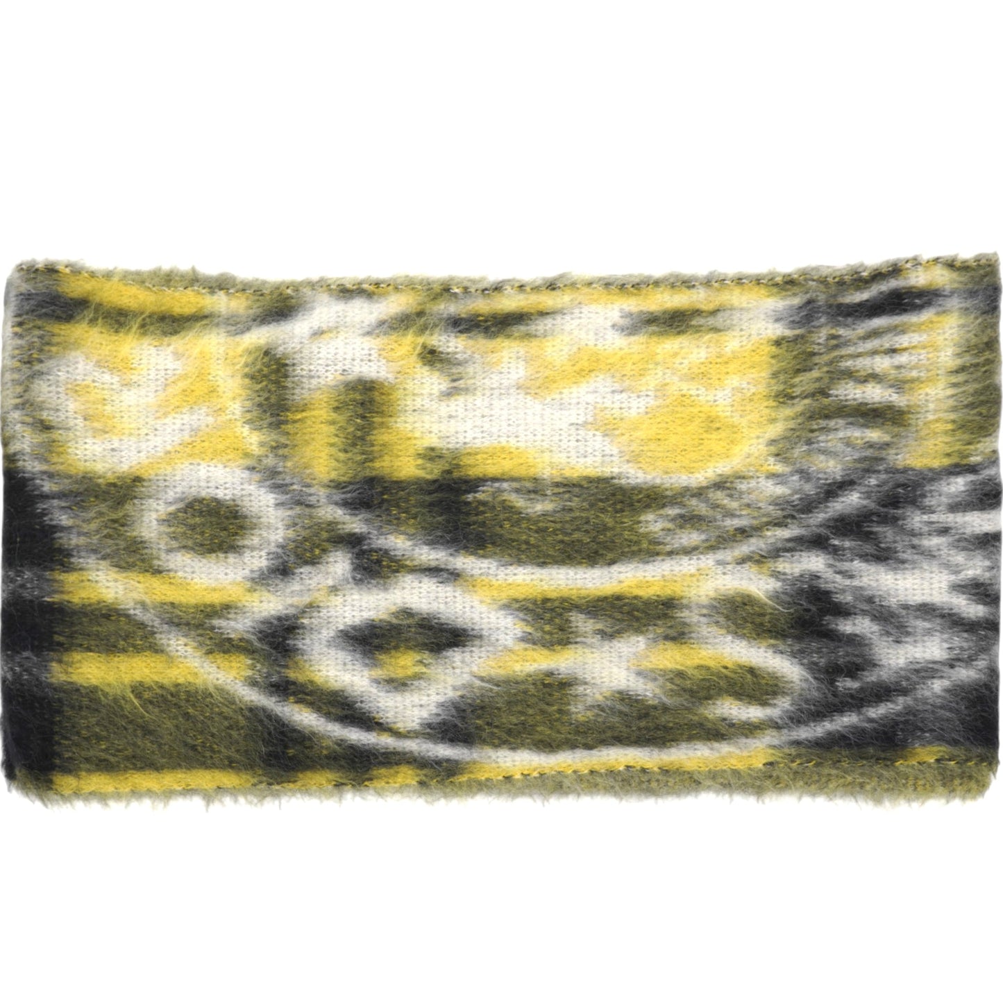 Dior Printed Scarf in Yellow and Black