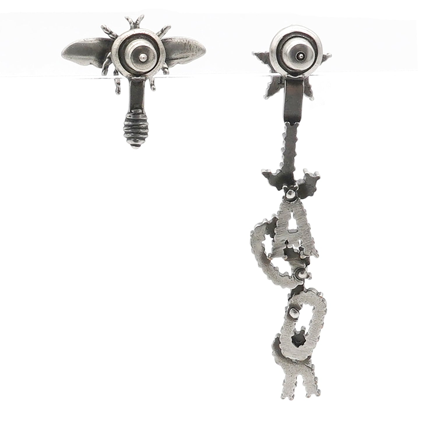 Dior Palladium Crystal J'adior Earrings Multicolor