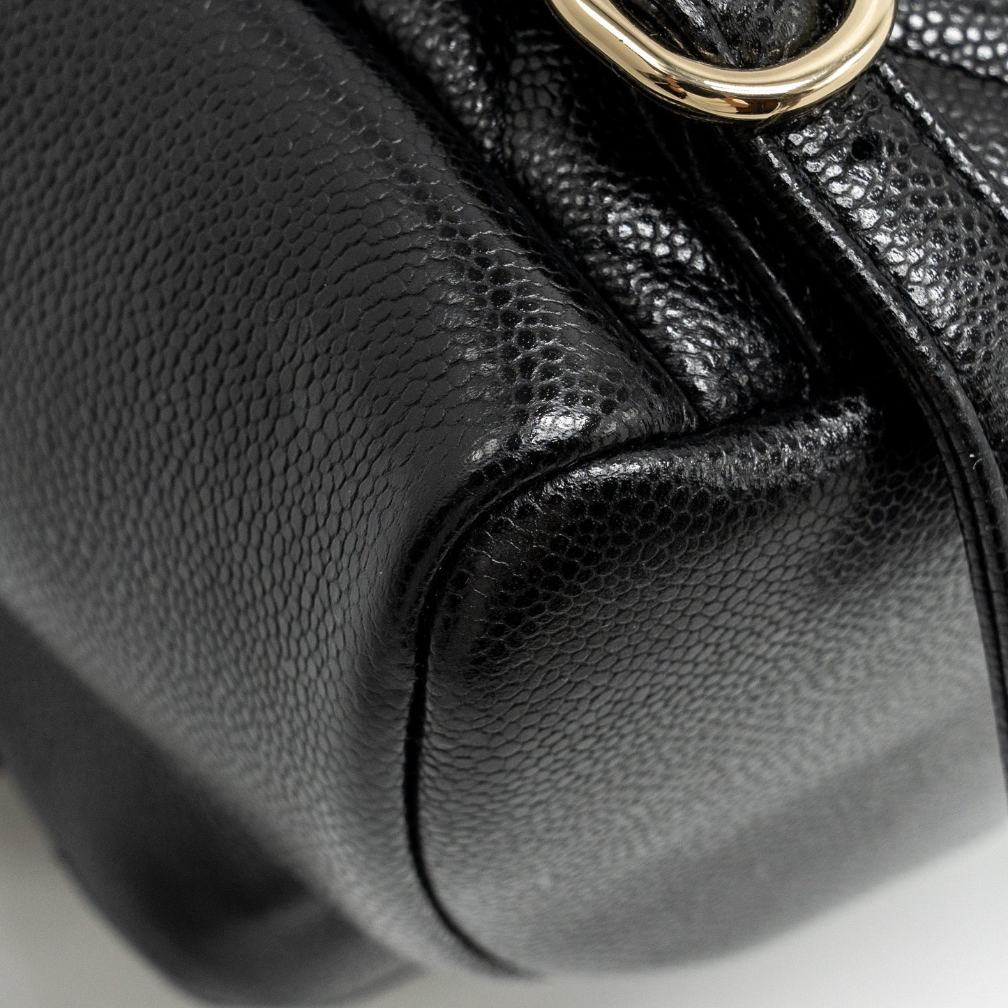 Chanel Triple Pack Backpack Caviar Black LGHW (Microchip)