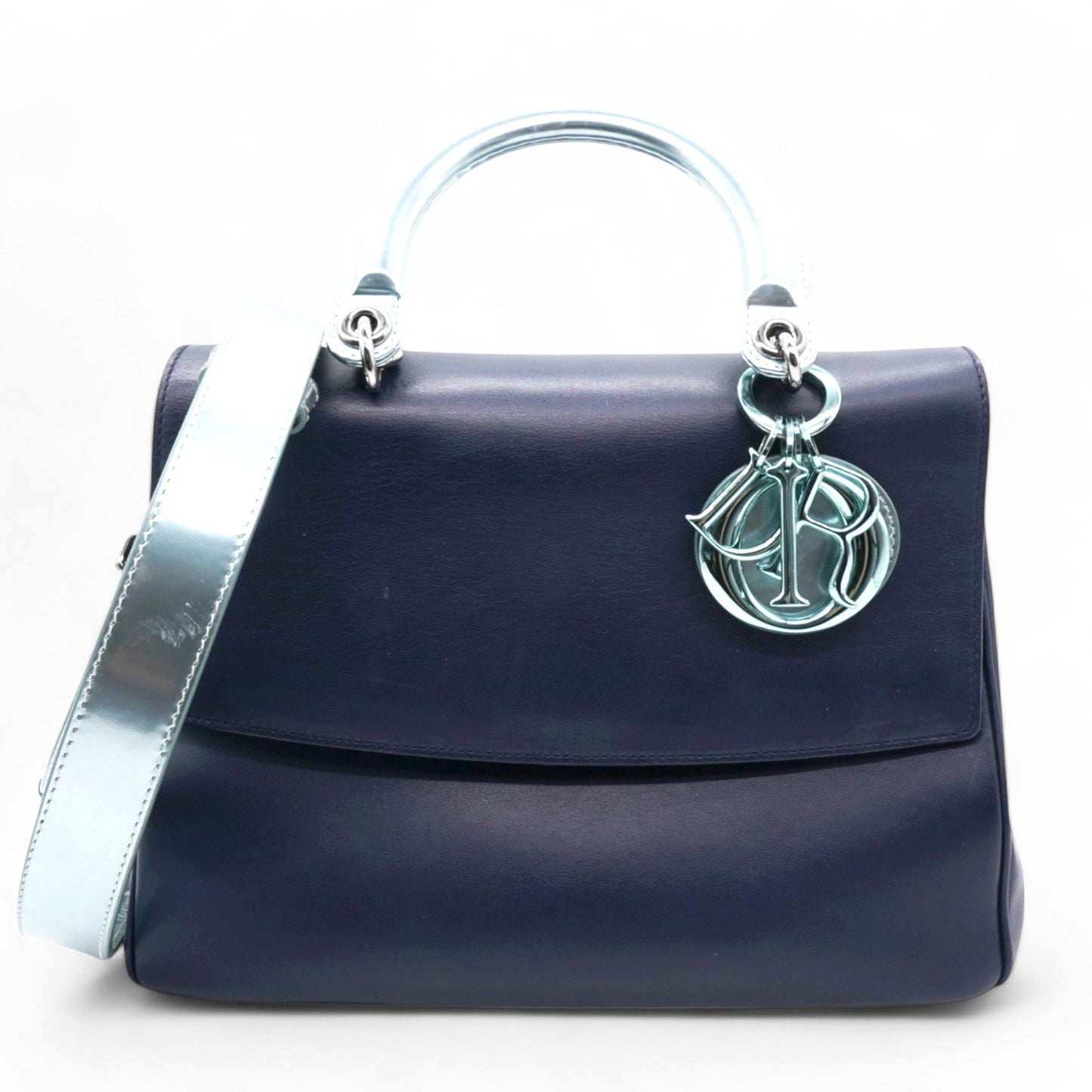 Dior Metallic Blue And Navy Leather Be Dior