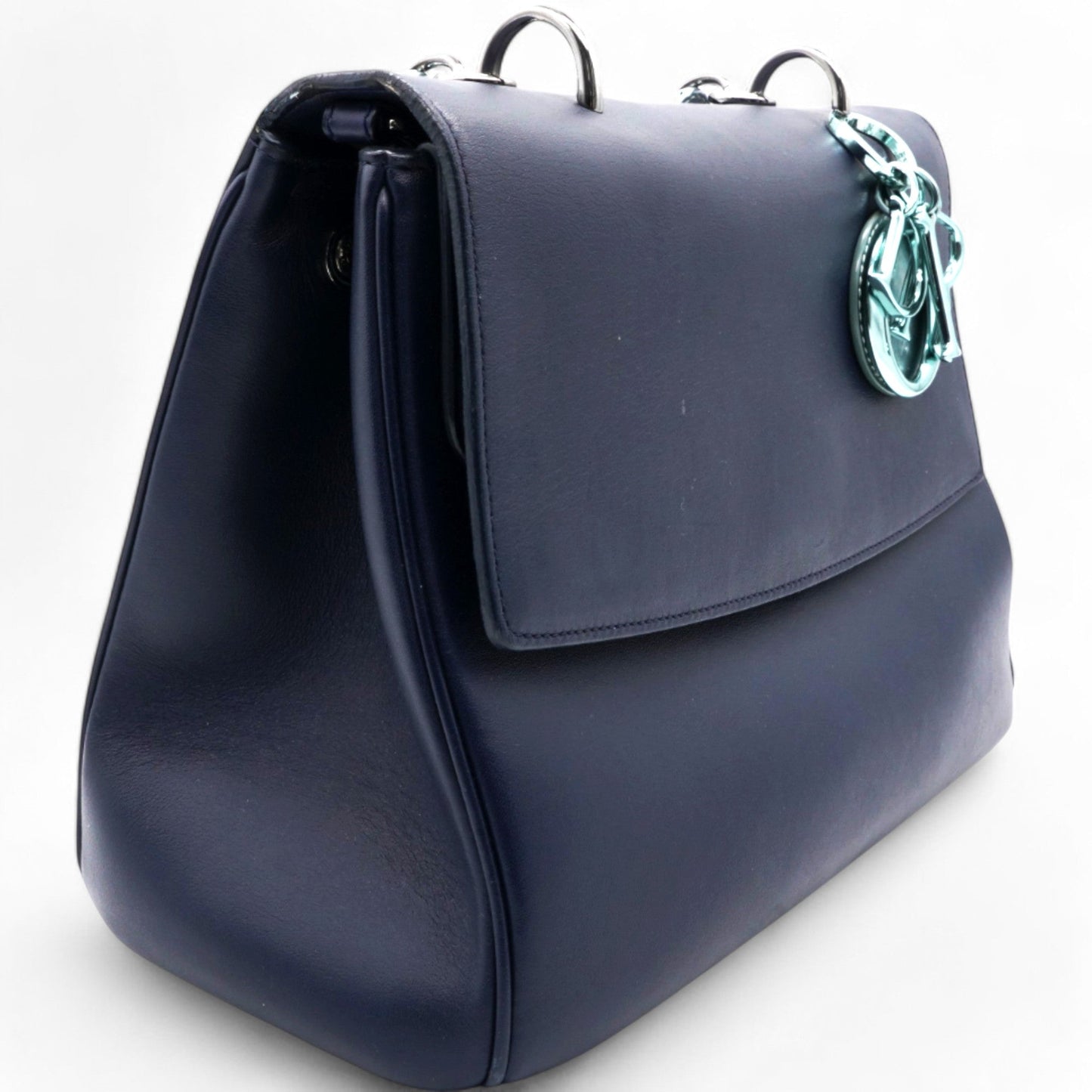 Dior Metallic Blue And Navy Leather Be Dior