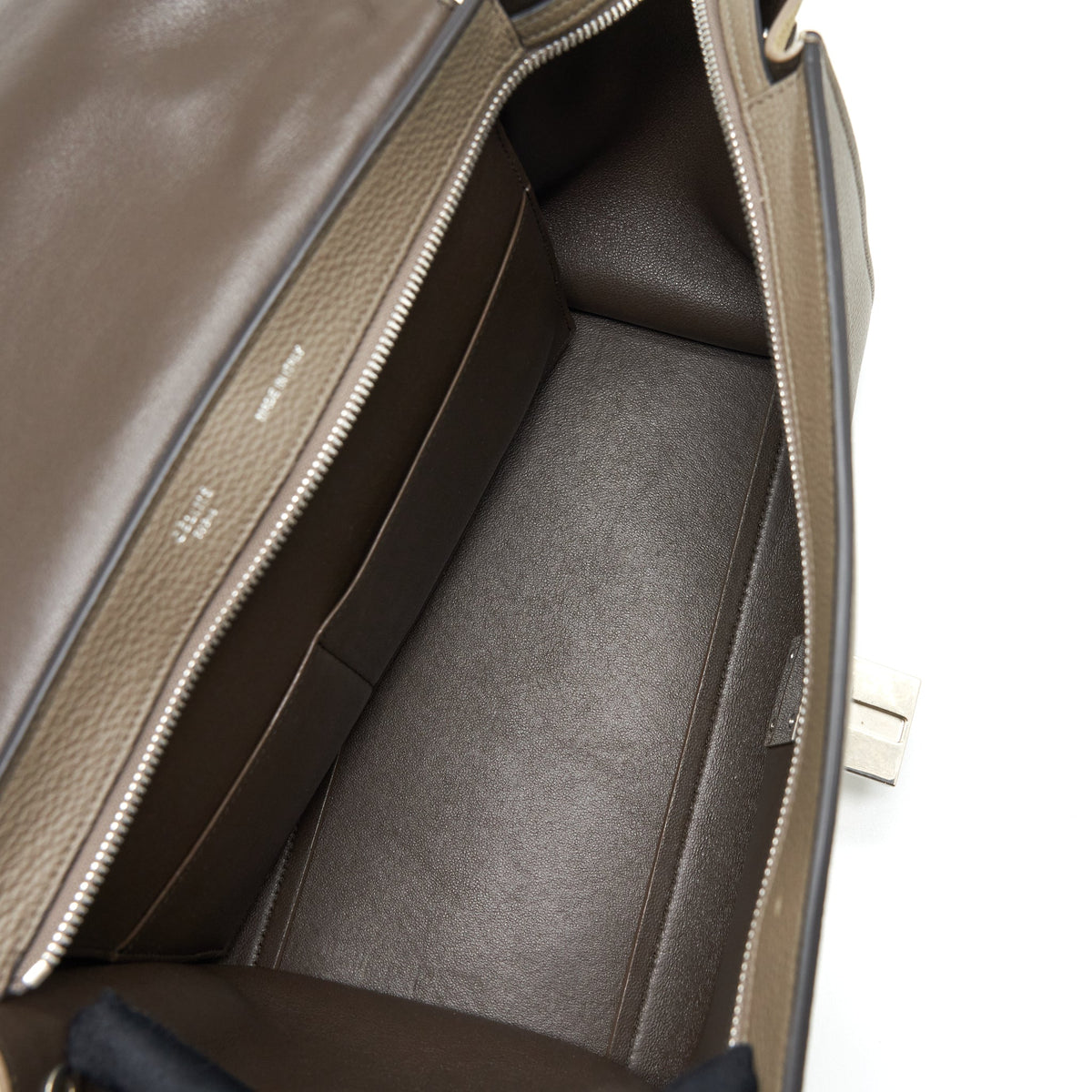 Celine Trapeze Bag Calfskin Grey SHW