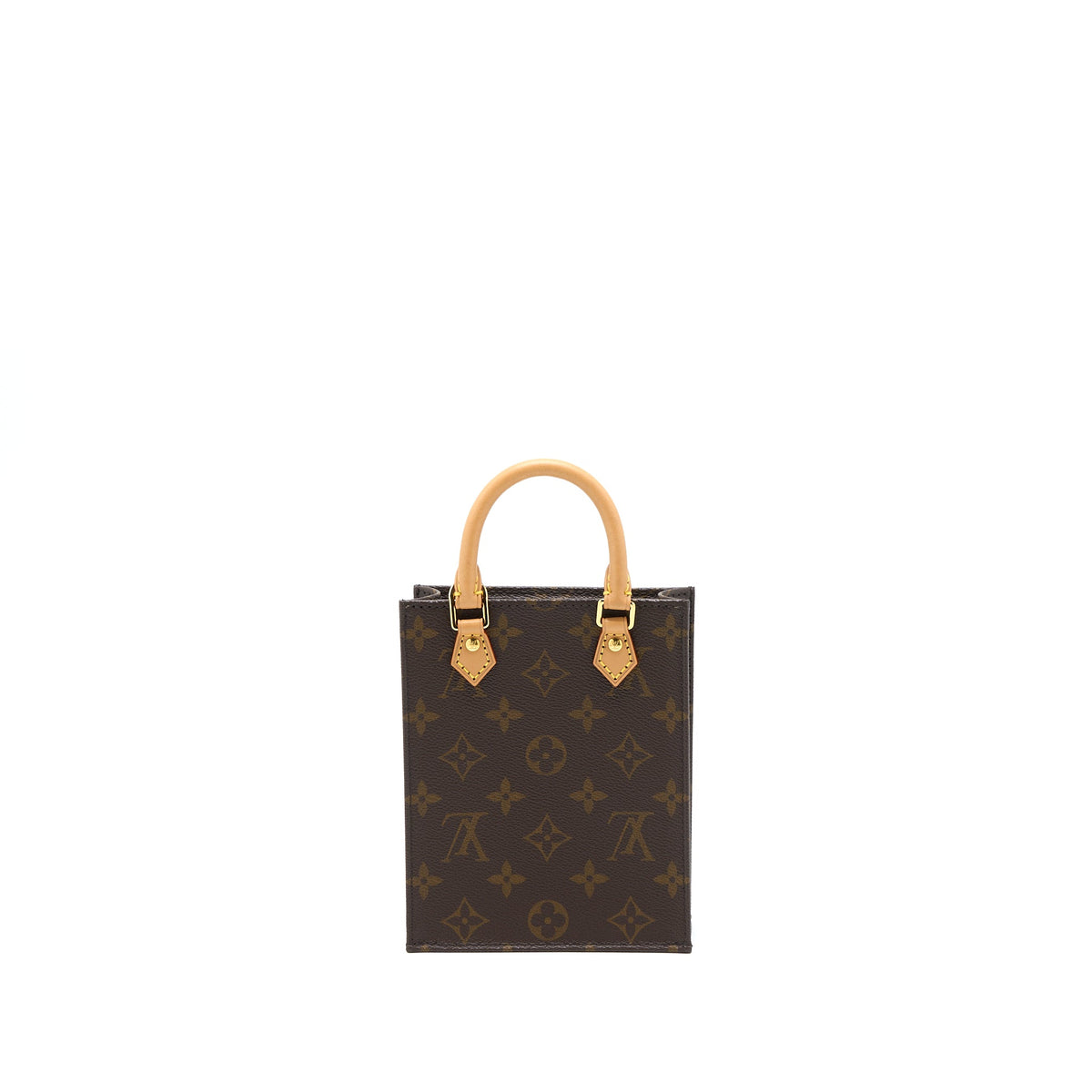 Louis Vuitton Petit Sac Plat Monogram Canvas GHW (New Version)