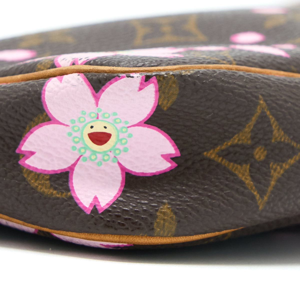 Louis Vuitton Vintage Cherry Blossom Pochette Monogram Canvas GHW