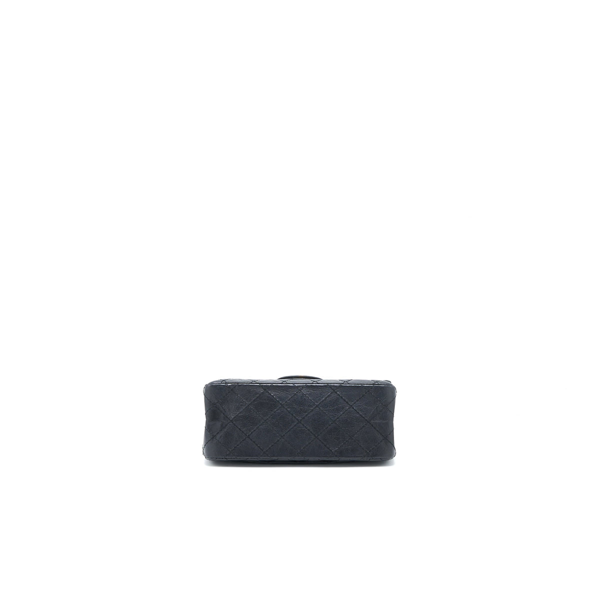 Chanel Mini 2.55 Reissue Flap Bag Aged Calfskin Black Brushed GHW (Microchip)