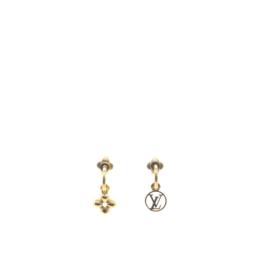 Brass Blooming Earrings Gold