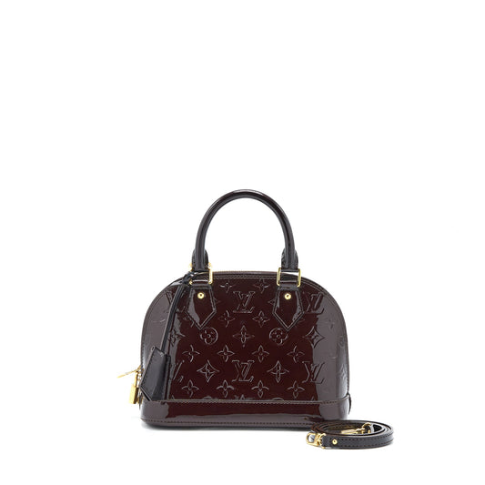 Louis Vuitton Alma BB Patent Amatante GHW