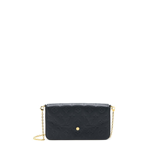 Louis Vuitton Felicie Pochette Monogram Empreinte Black GHW