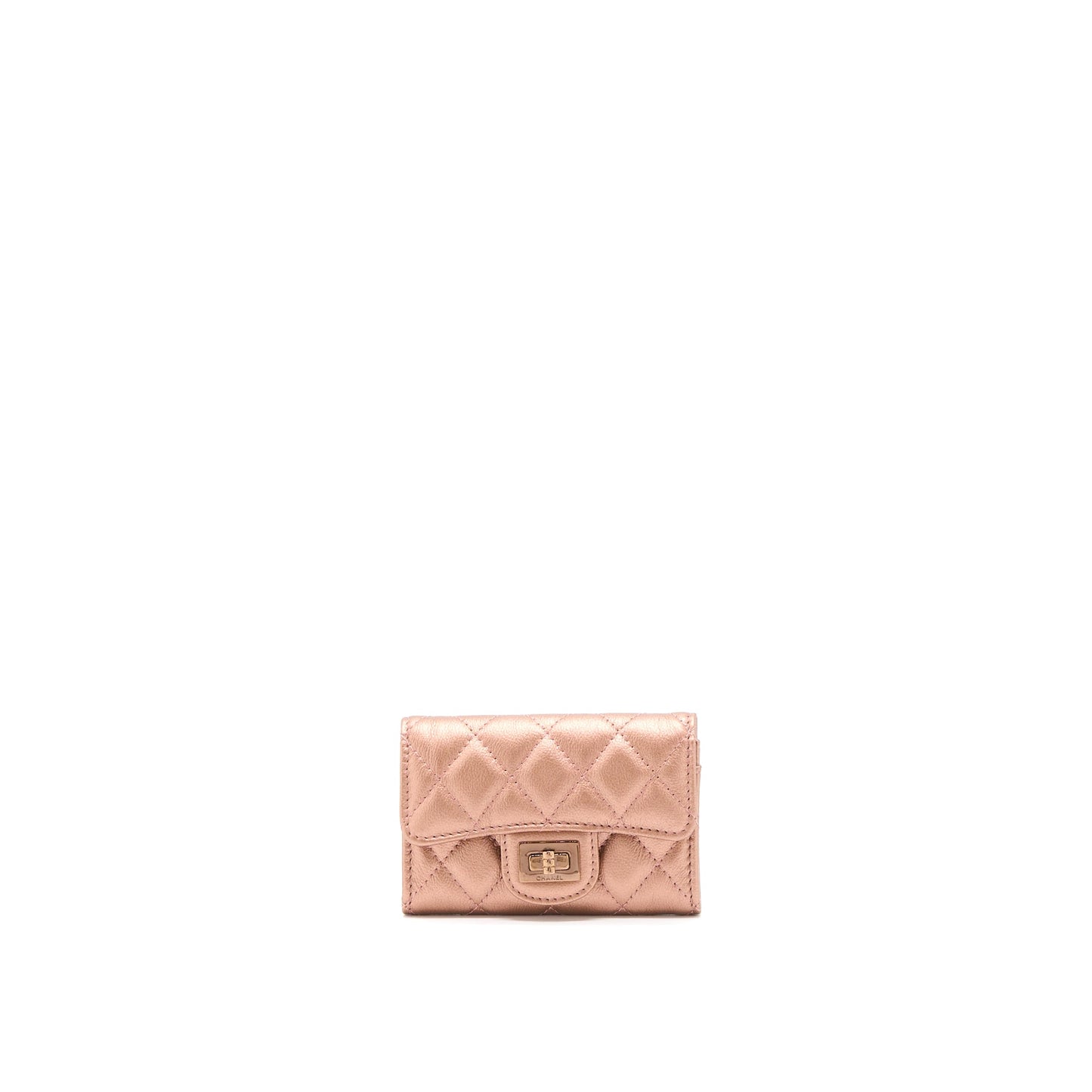 Chanel 2.55 Reissue Flap  Holder Metallic Grained Calfskin Rose Gold RGHW