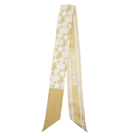 Dior Mitzah Toile de Jouy Silk Choker
