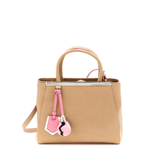 Fendi 2Jours Tote Bag Beige SHW