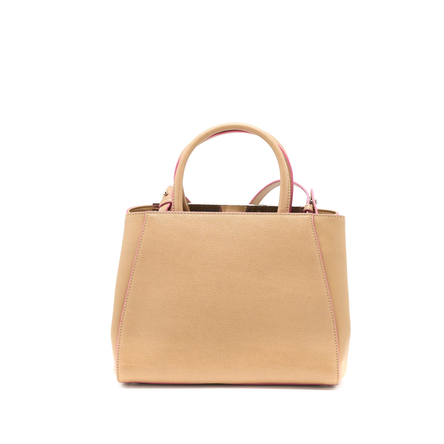 Fendi 2Jours Tote Bag Beige SHW