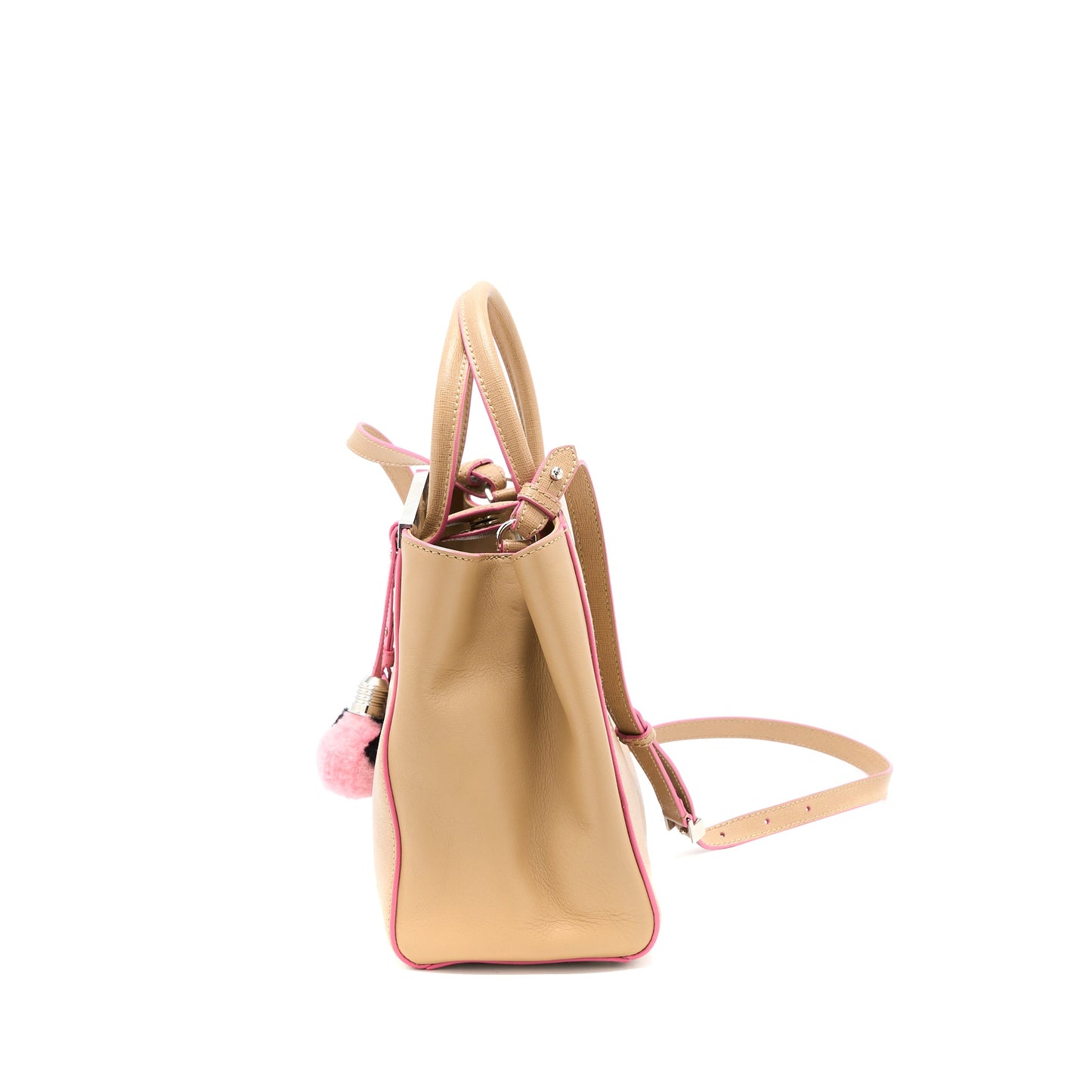 Fendi 2Jours Tote Bag Beige SHW